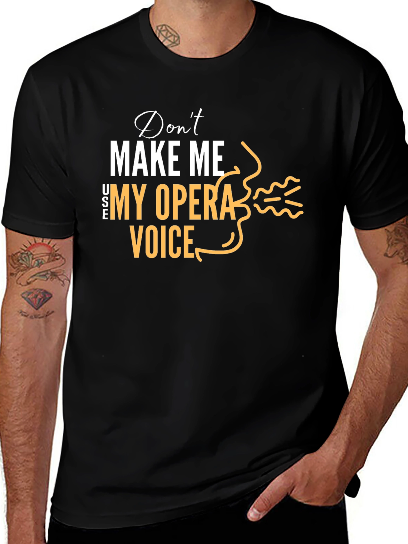 Opera Voice T-Shirt - Funny Music Lover Tee