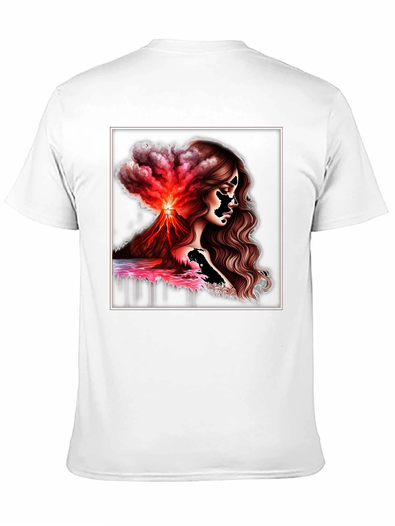 Volcanic Goddess Graphic Tee - Black