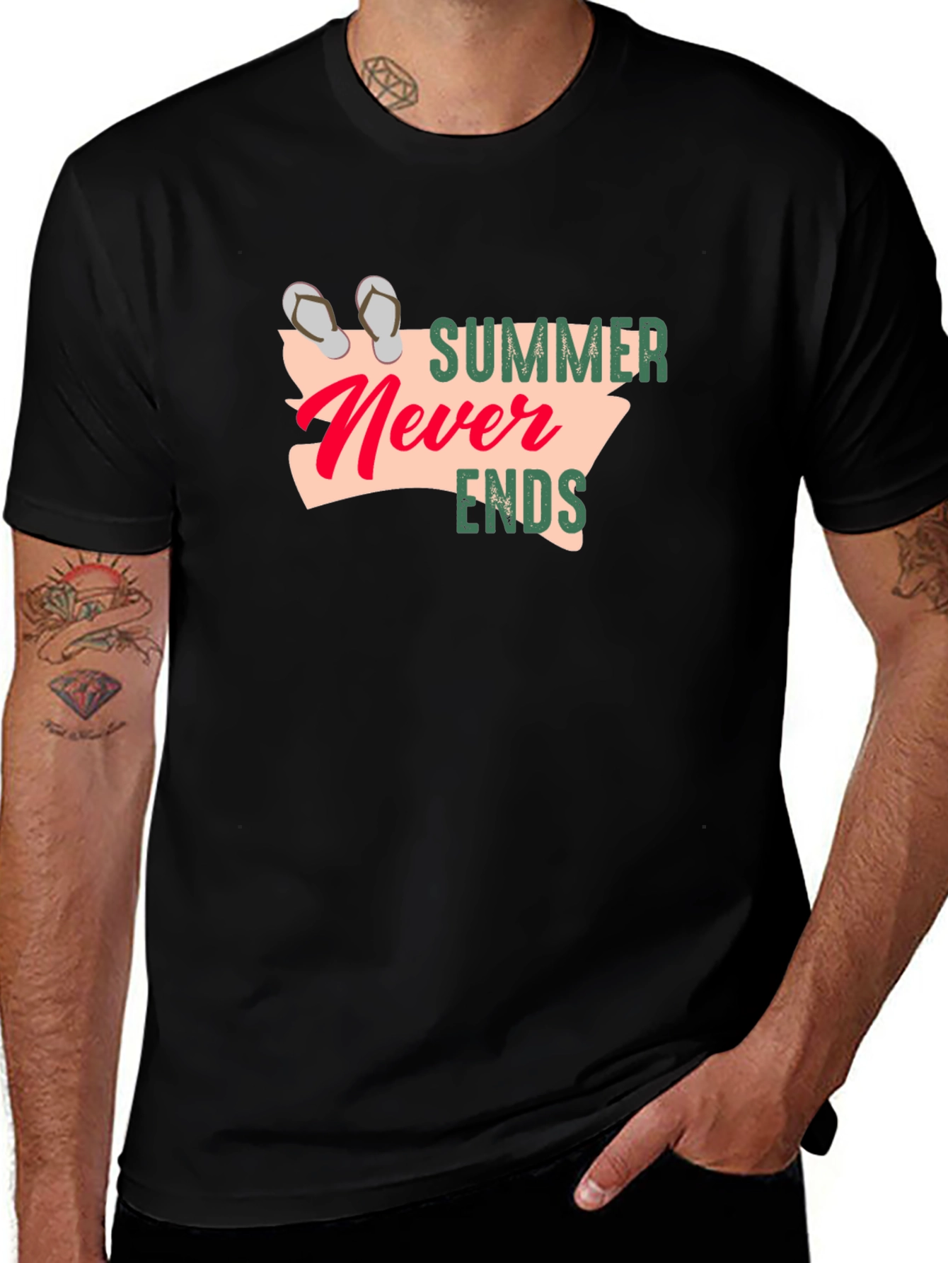 Summer Never Ends Graphic T-Shirt