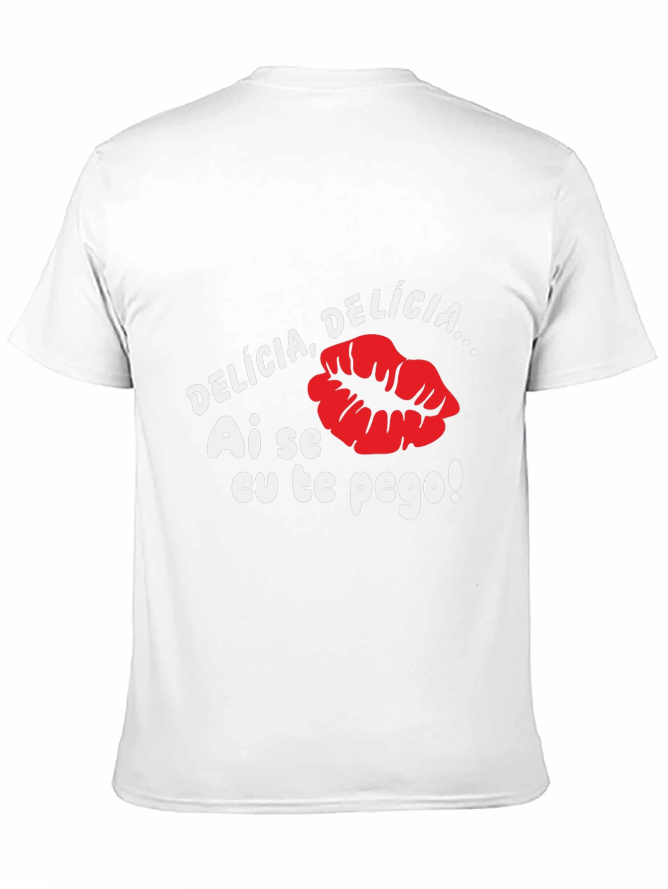 Delicia Lips Black T-Shirt