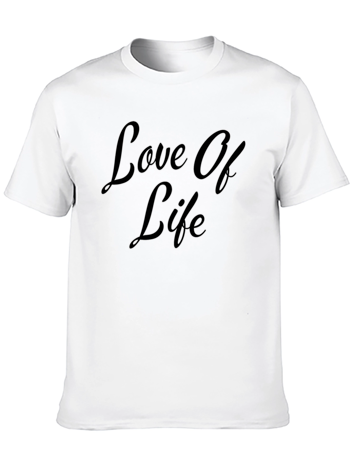 Love Of Life Black Graphic Tee