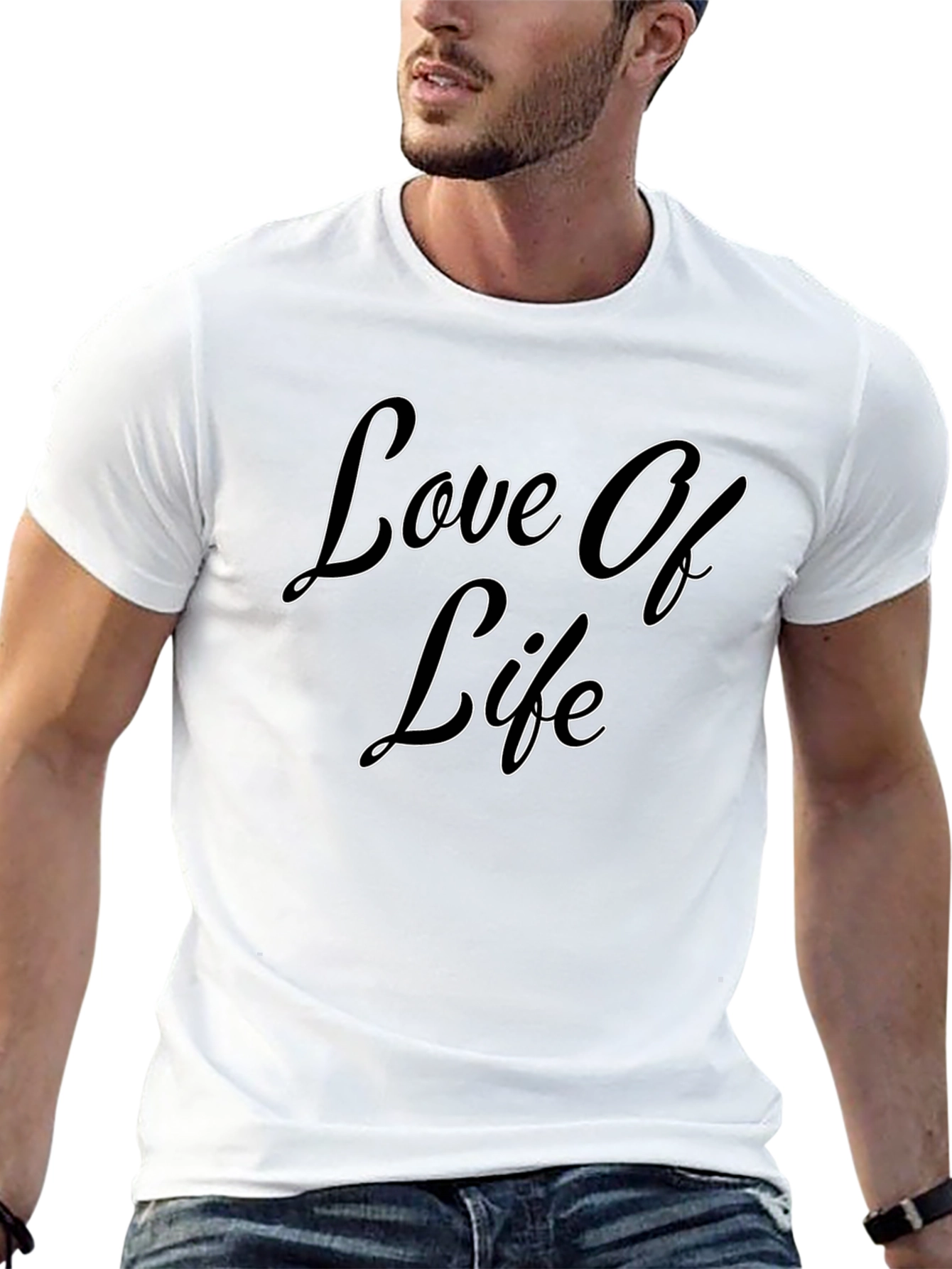 Love Of Life Black Graphic Tee