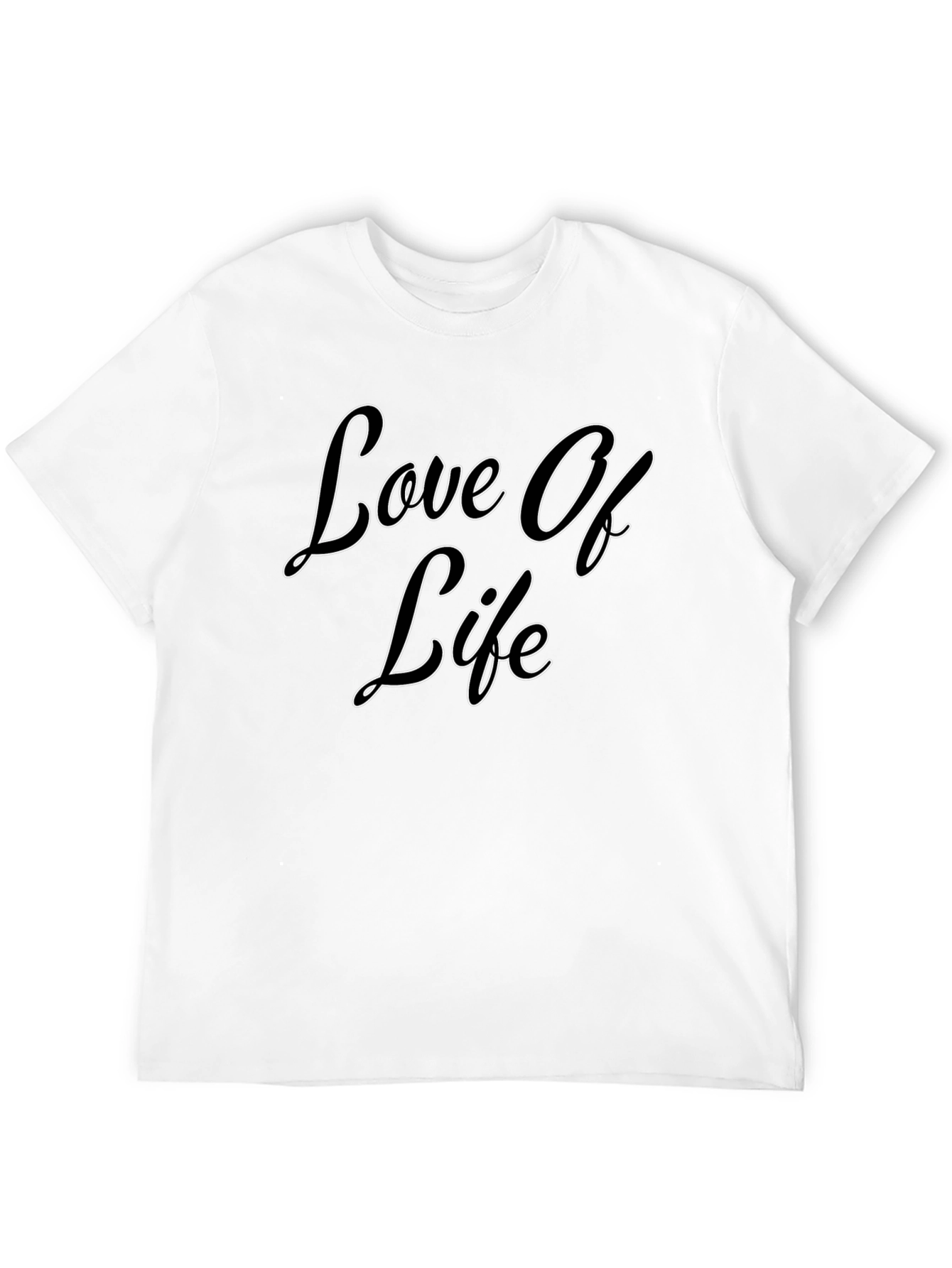 Love Of Life Black Graphic Tee