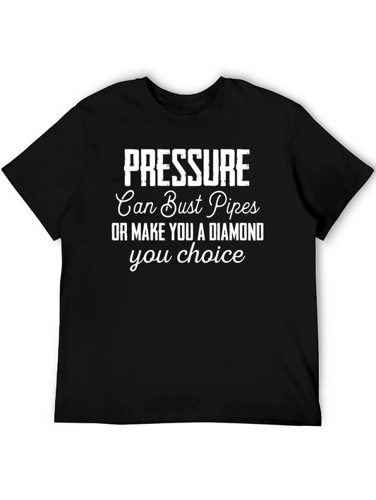 Pressure Diamond Graphic Tee - Mens Black T-Shirt