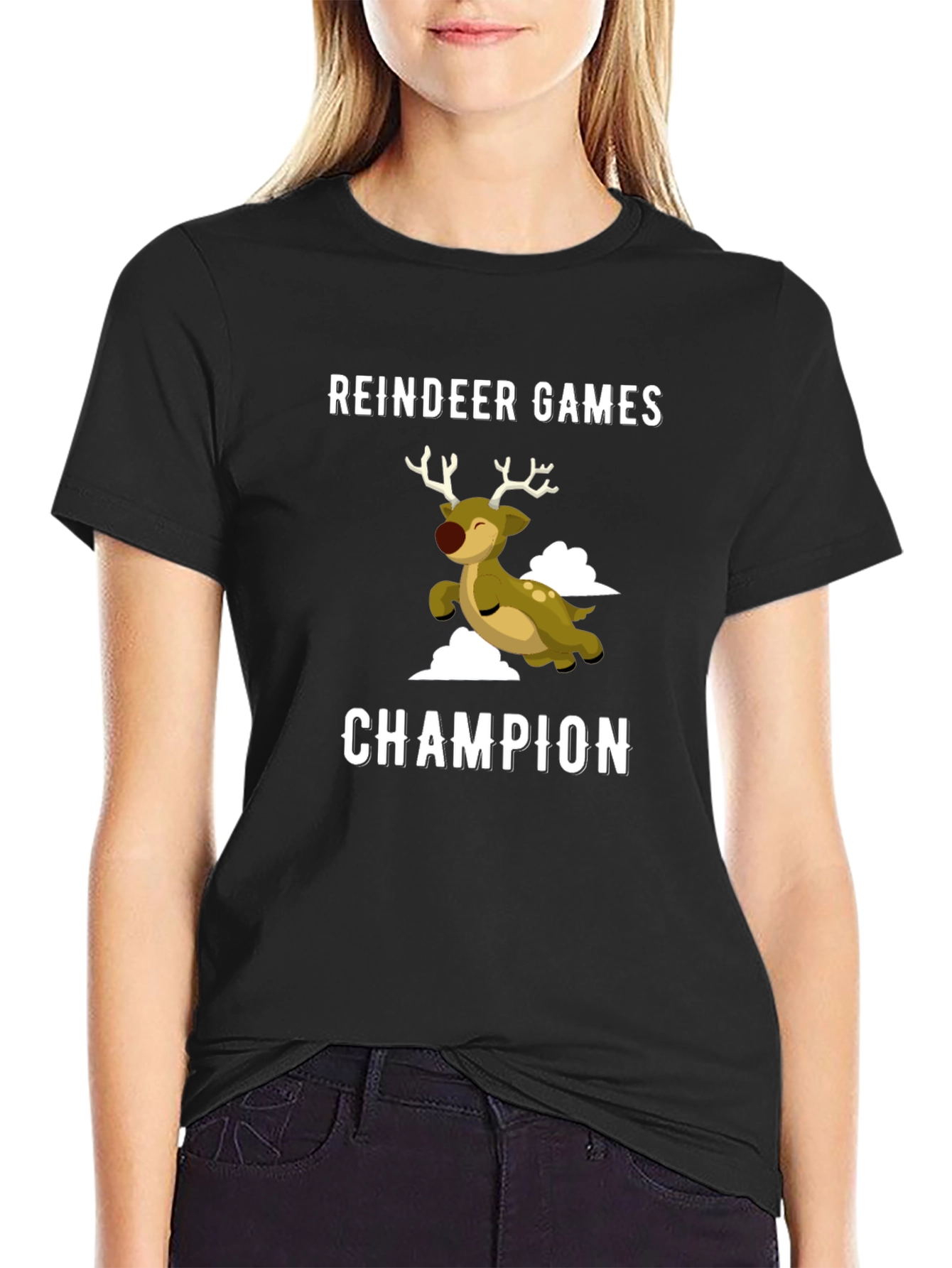 Reindeer Games Champion Graphic T-Shirt