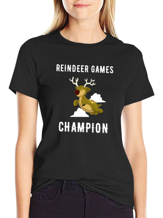 Reindeer Games Champion Graphic T-Shirt