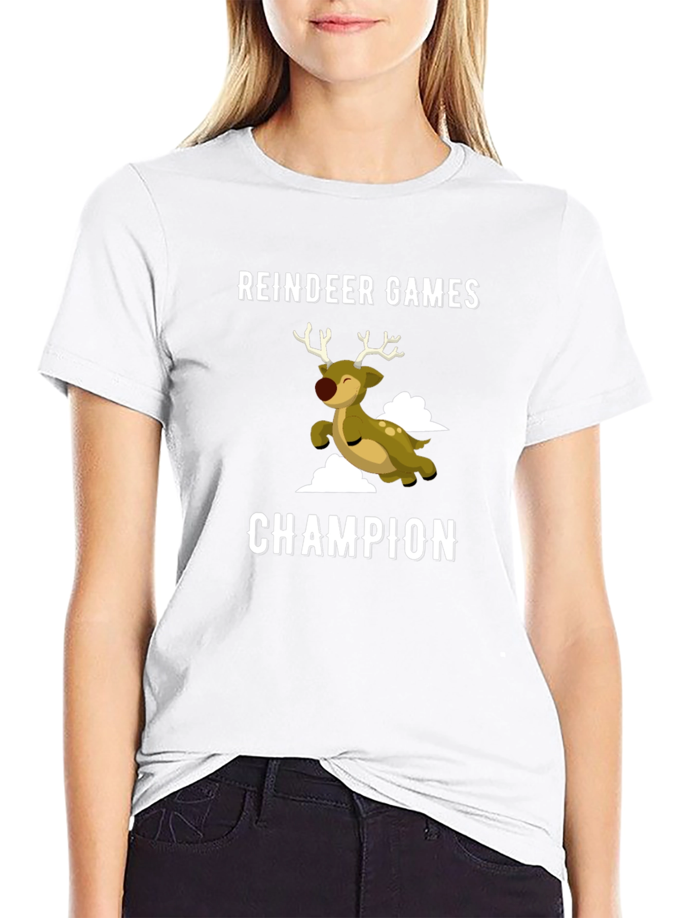 Reindeer Games Champion Graphic T-Shirt