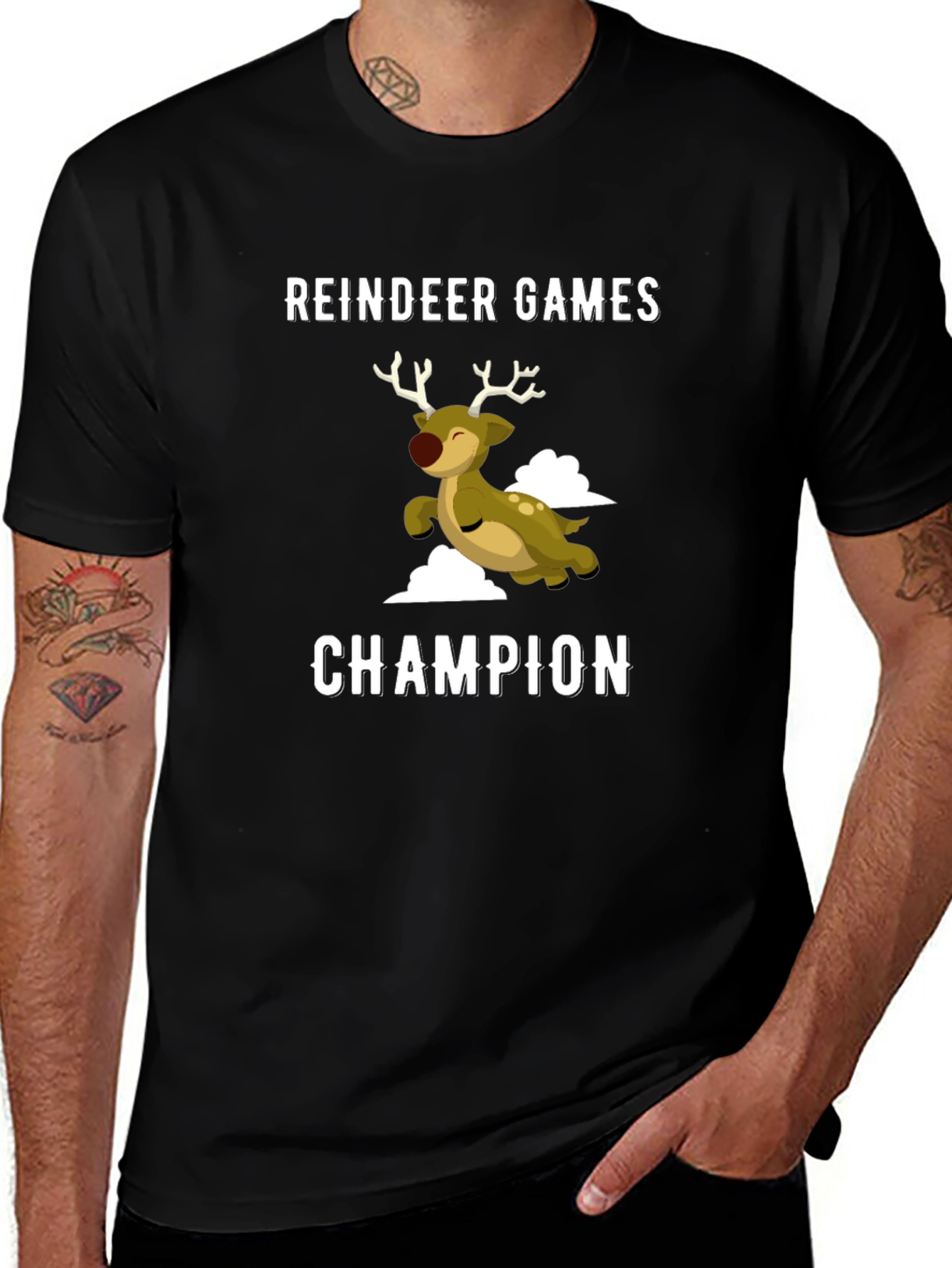 Reindeer Games Champion Graphic T-Shirt