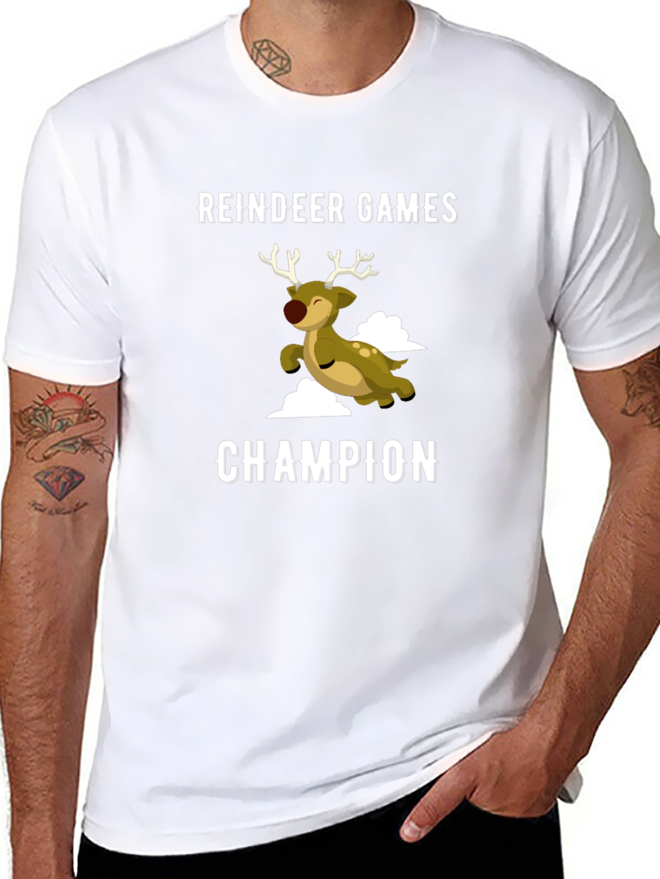 Reindeer Games Champion Graphic T-Shirt