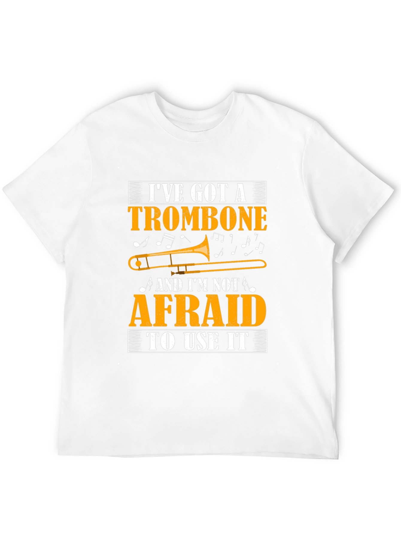 Trombone Player Black T-Shirt Music Lover Gift