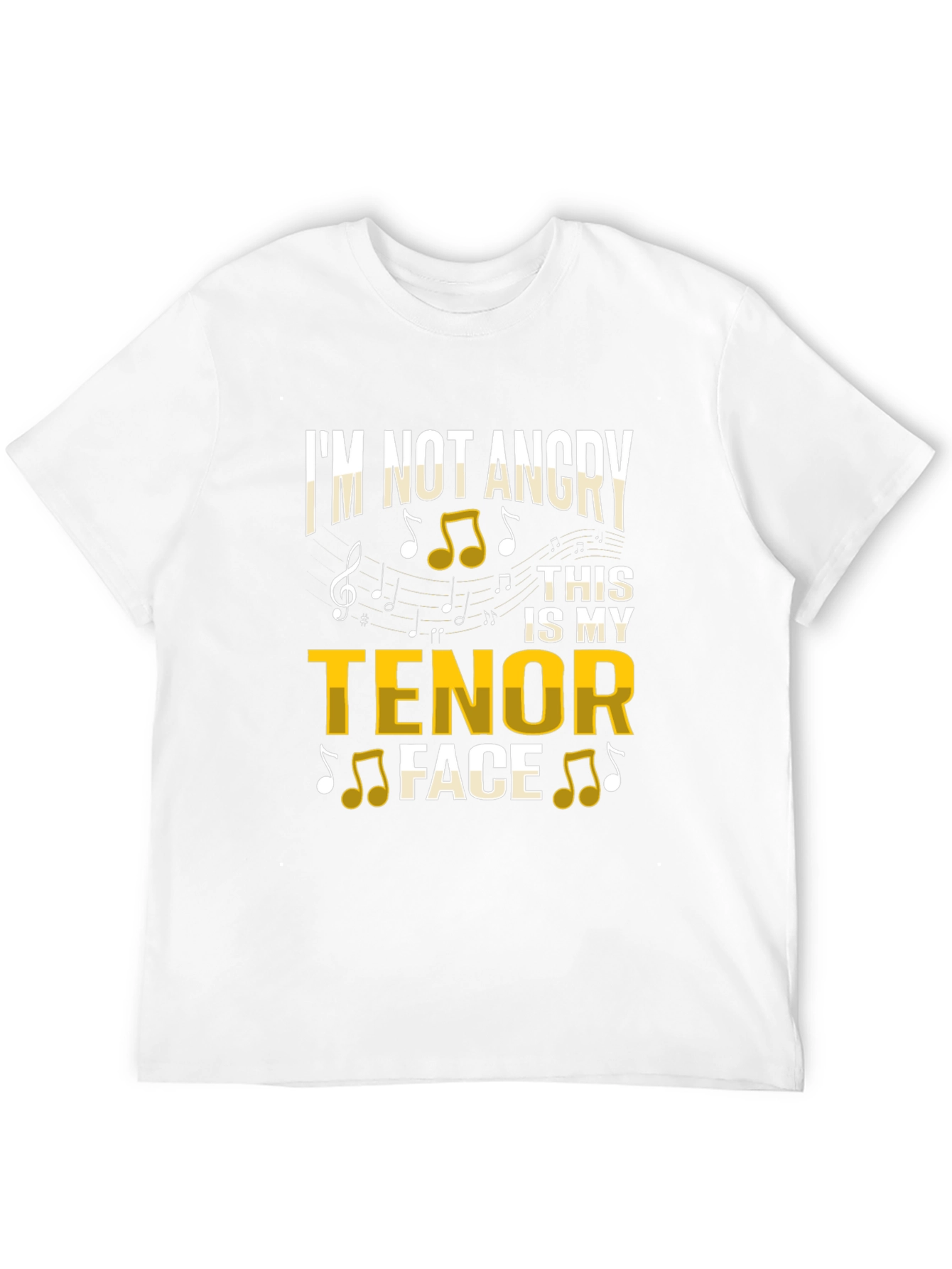 Tenor Face Graphic T-Shirt - Music Lover Tee