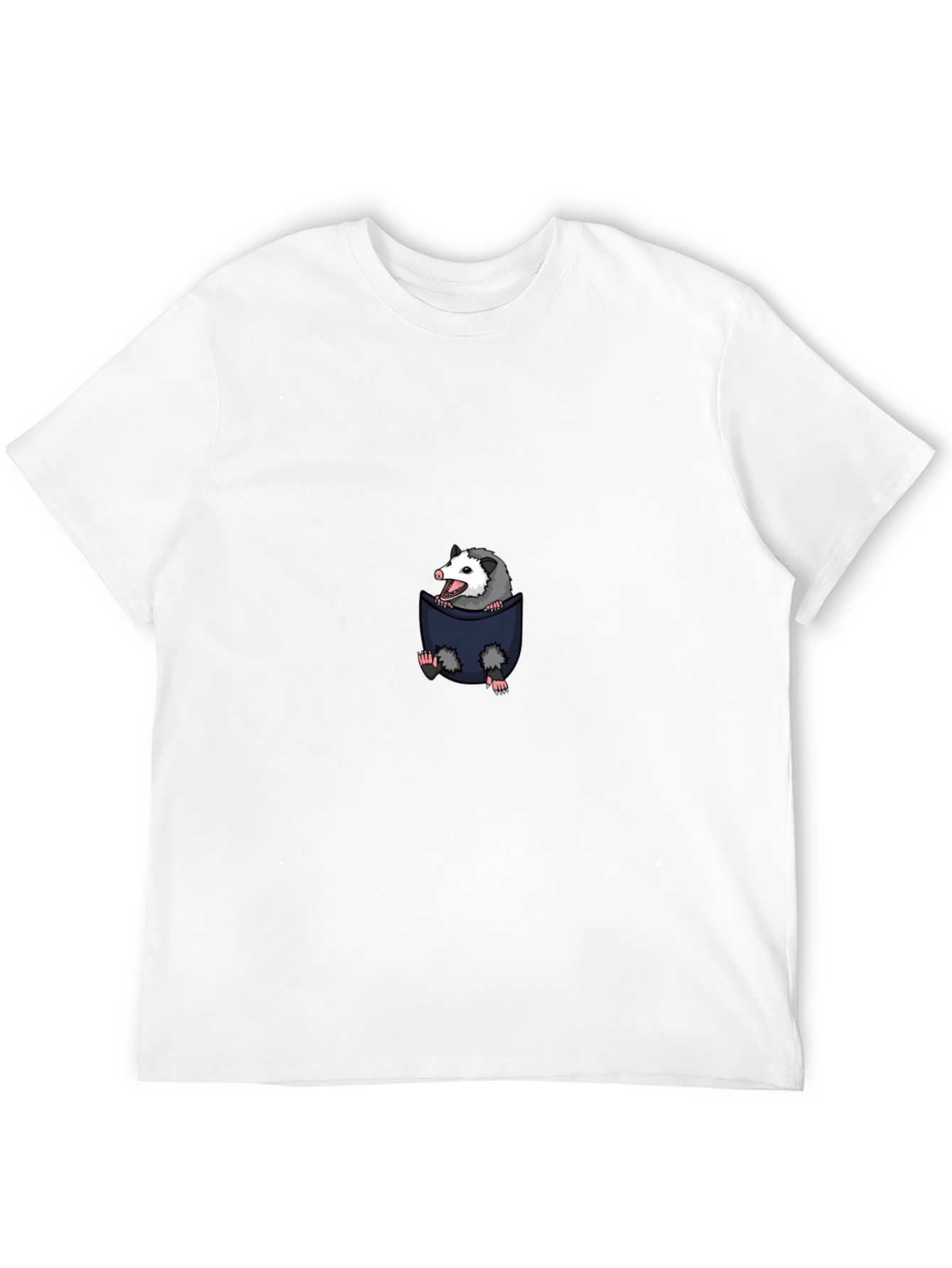 Opossum Pocket T-Shirt - Fun Animal Tee