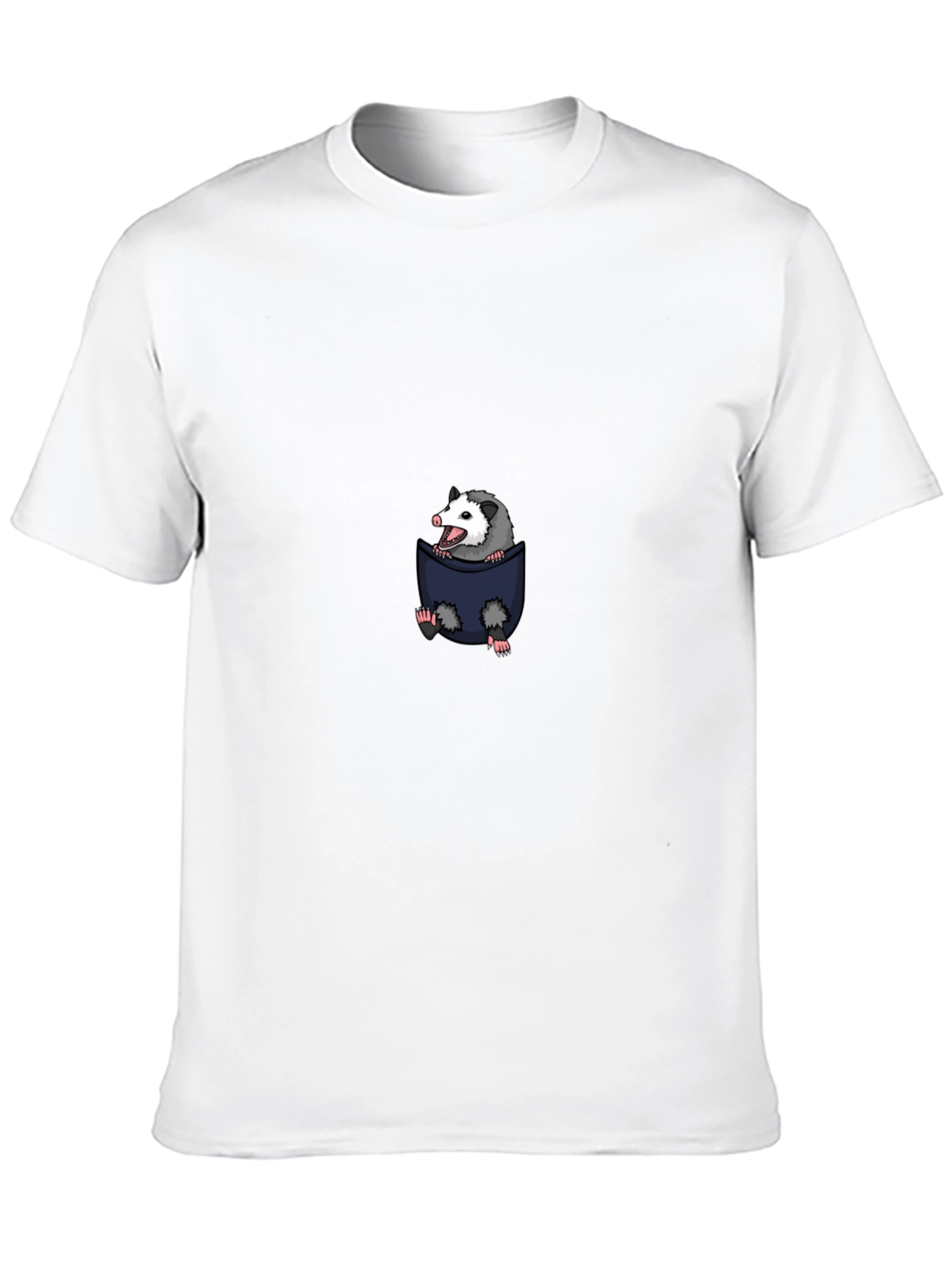 Opossum Pocket T-Shirt - Fun Animal Tee