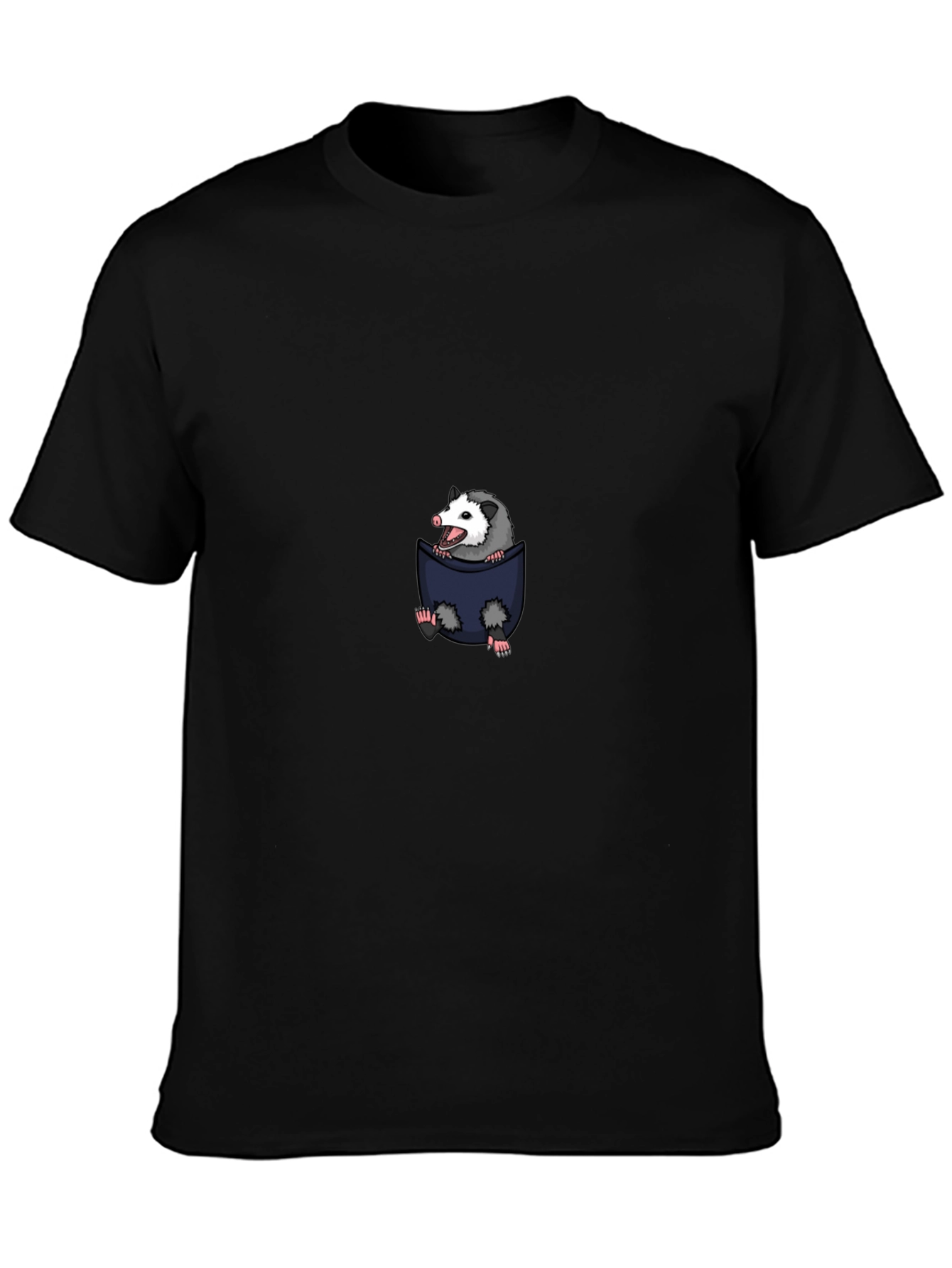 Opossum Pocket T-Shirt - Fun Animal Tee