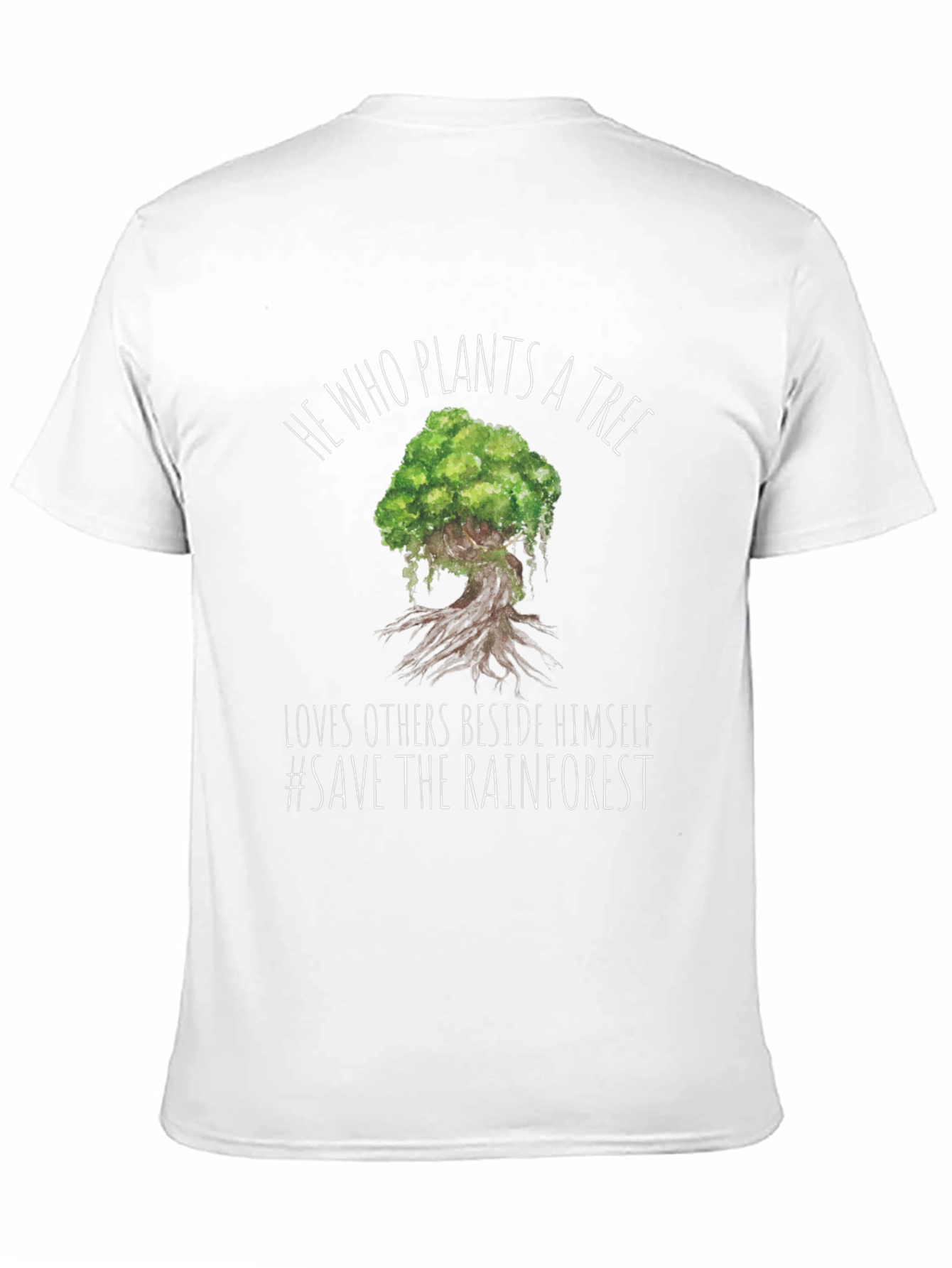 Eco-Friendly Plant a Tree Graphic Tee