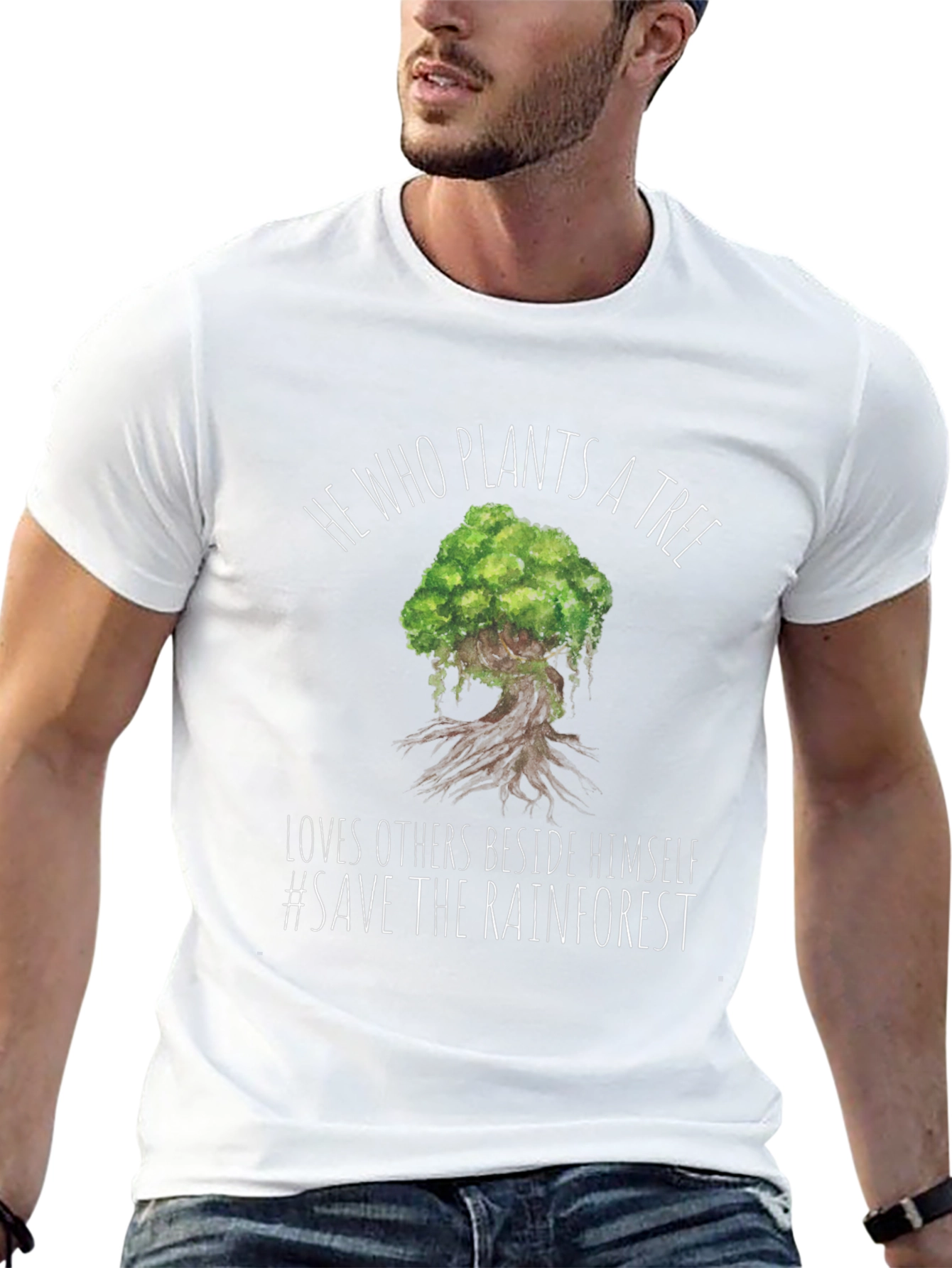 Eco-Friendly Plant a Tree Graphic Tee