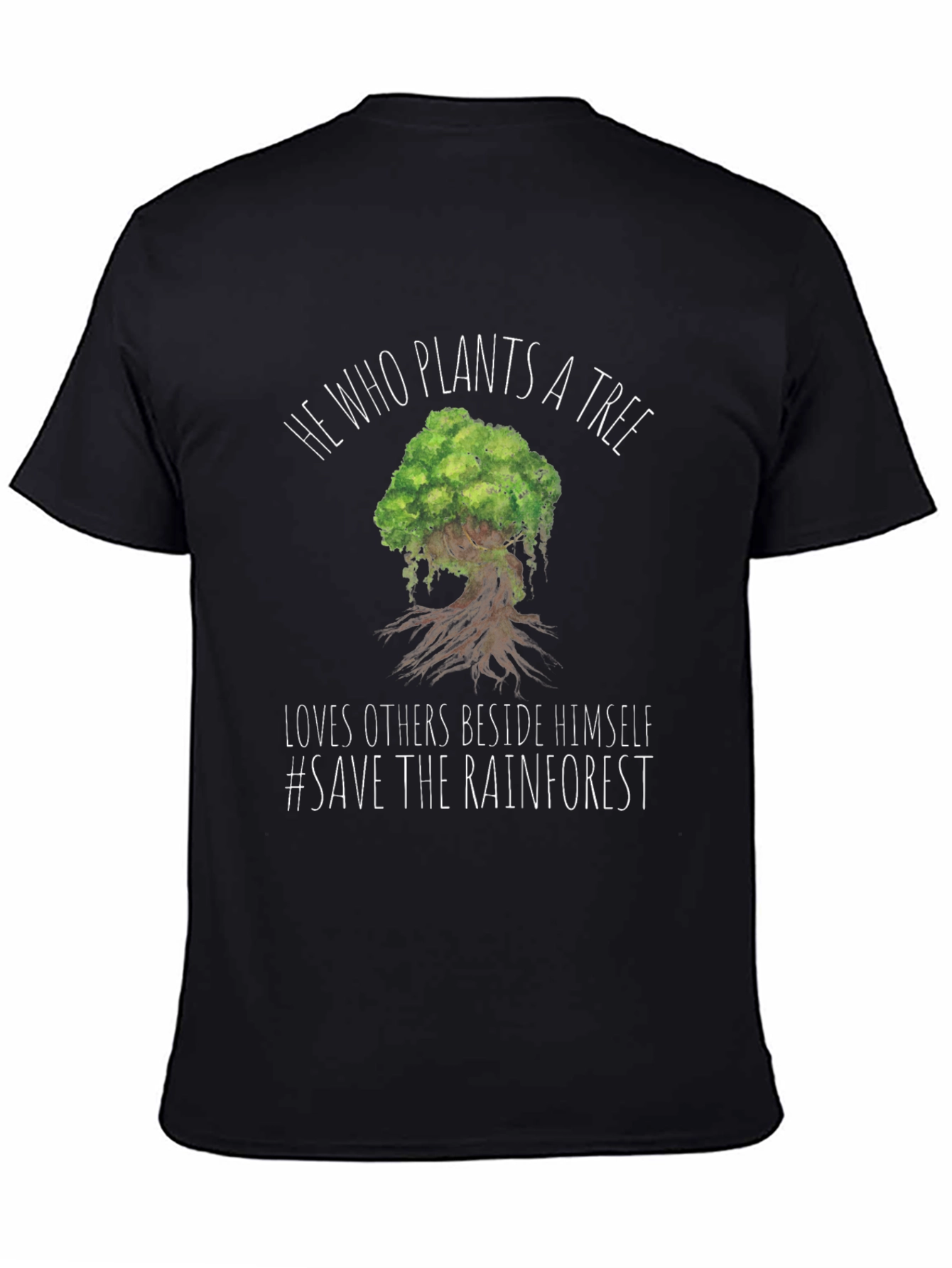 Eco-Friendly Plant a Tree Graphic Tee