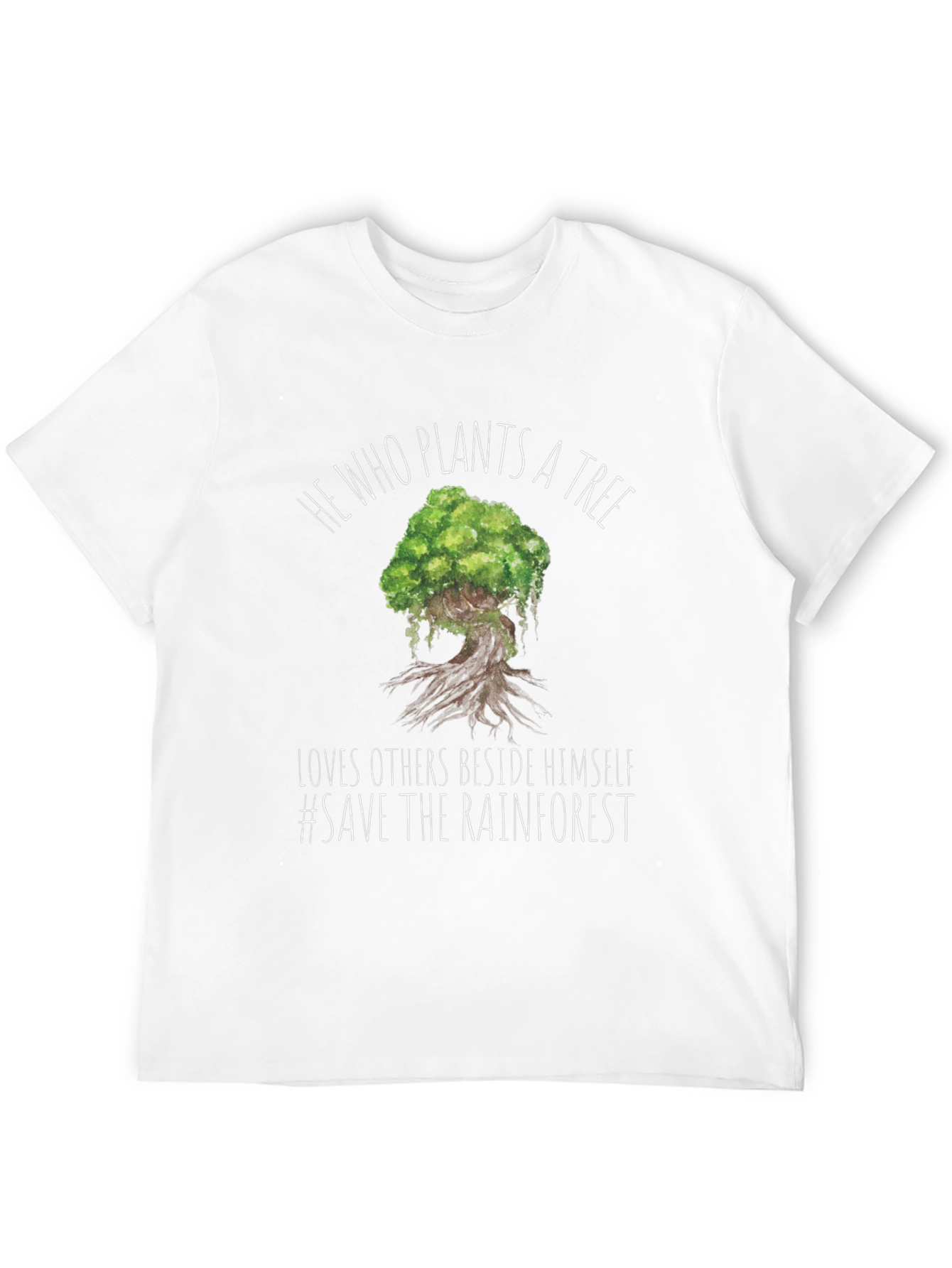 Eco-Friendly Plant a Tree Graphic Tee