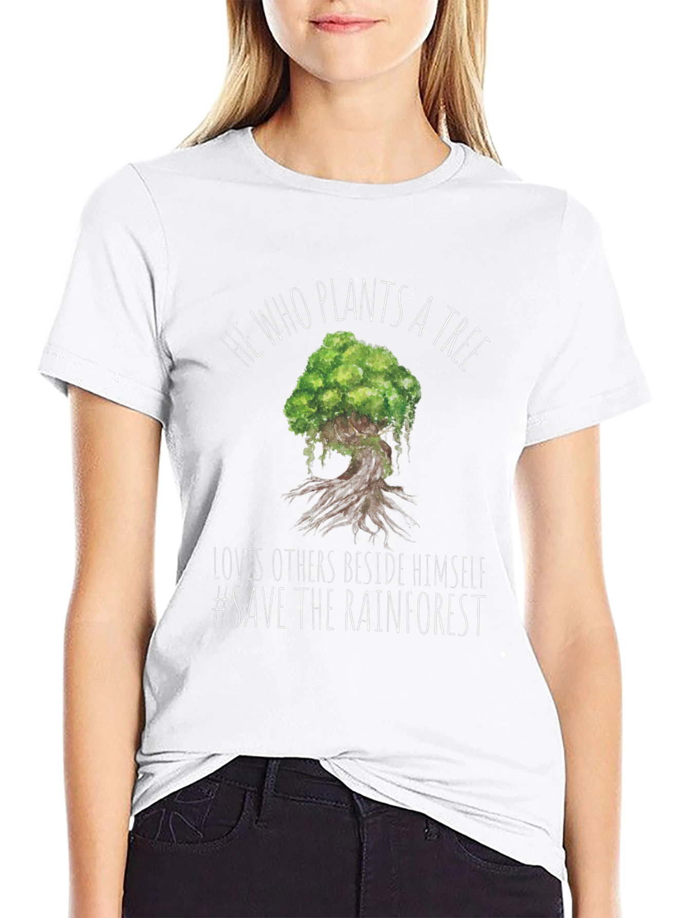 Eco-Friendly Plant a Tree Graphic Tee