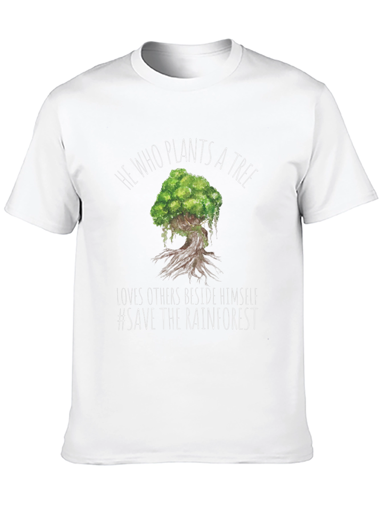 Eco-Friendly Plant a Tree Graphic Tee