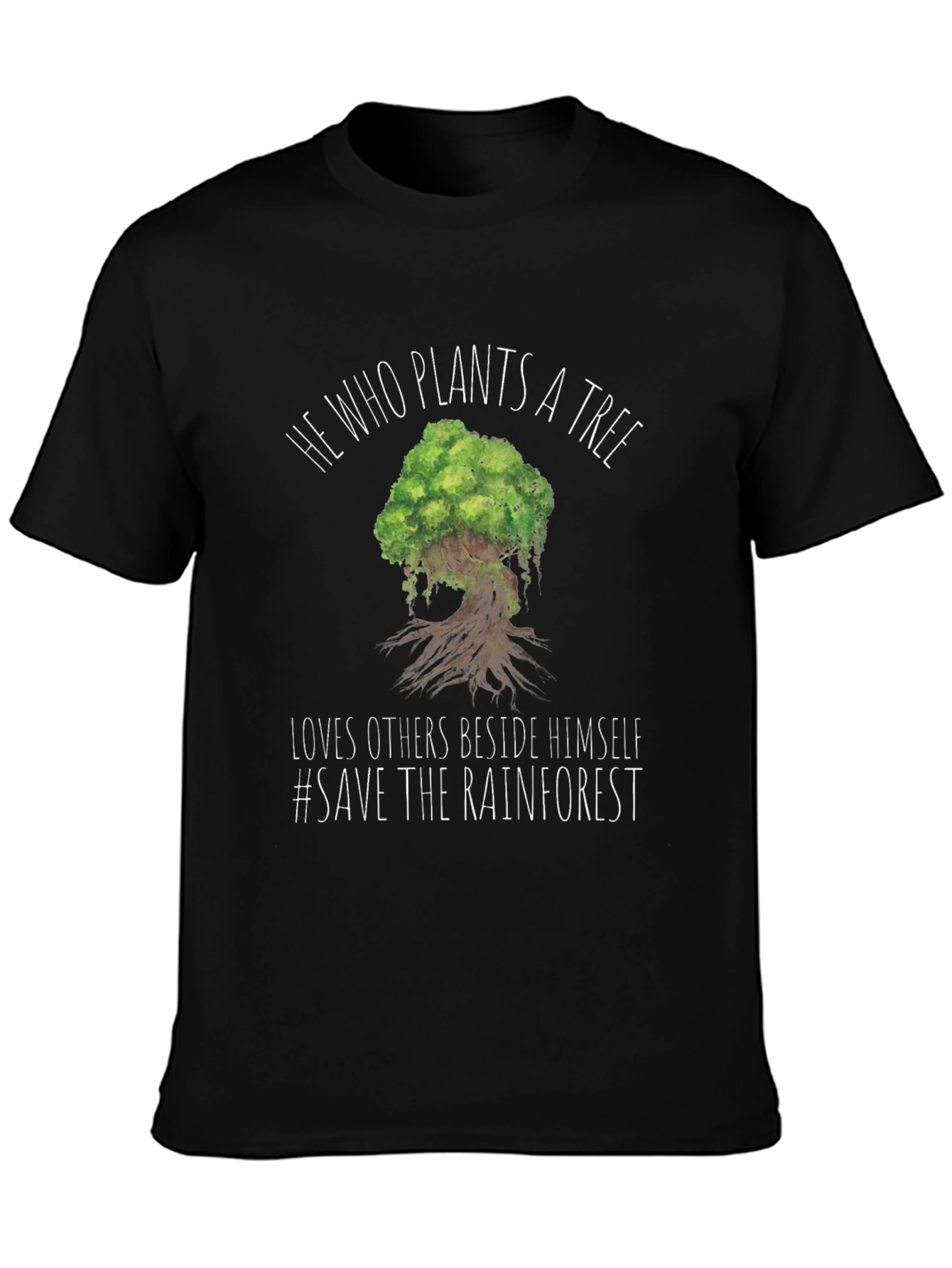 Eco-Friendly Plant a Tree Graphic Tee