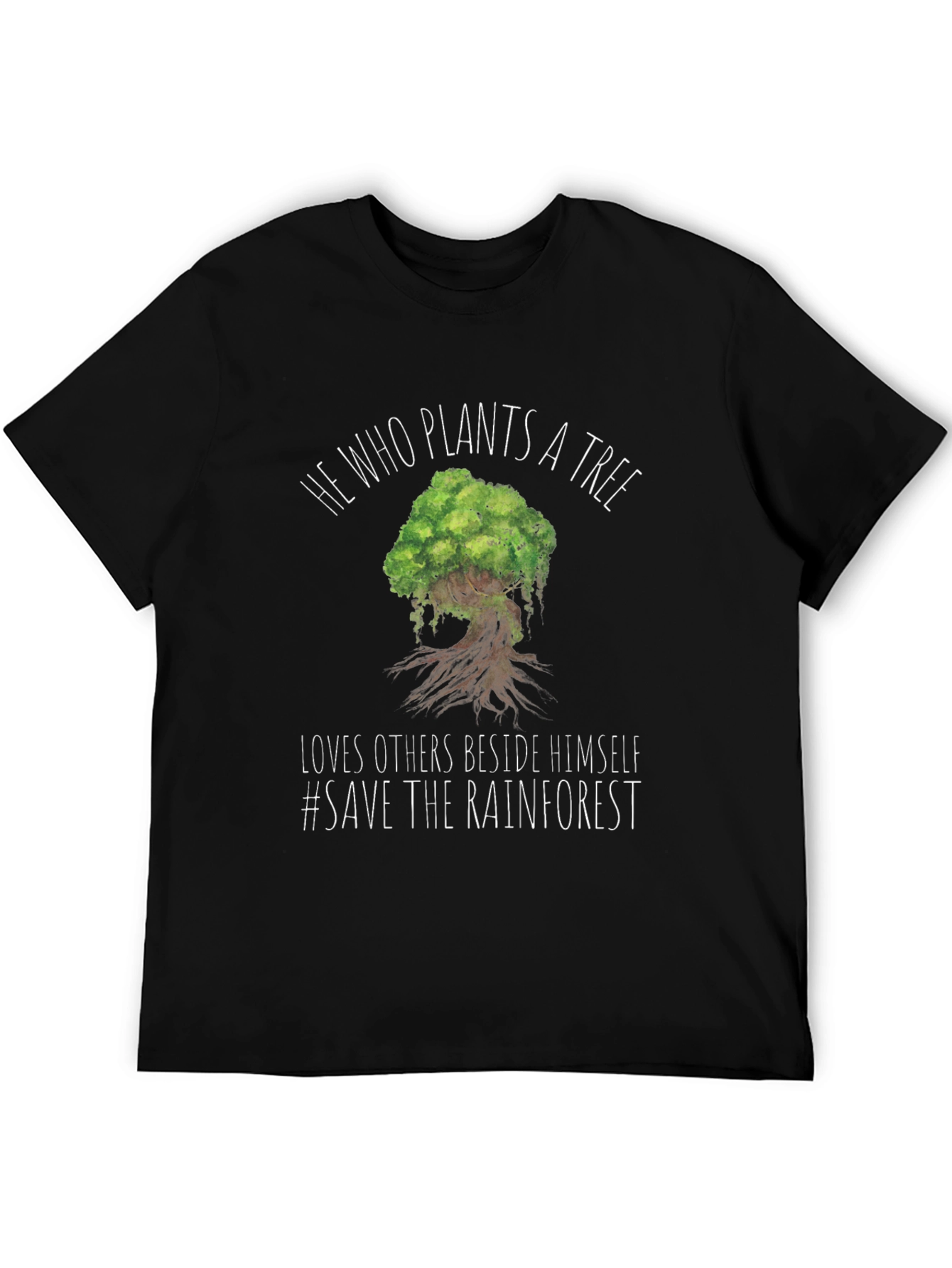 Eco-Friendly Plant a Tree Graphic Tee