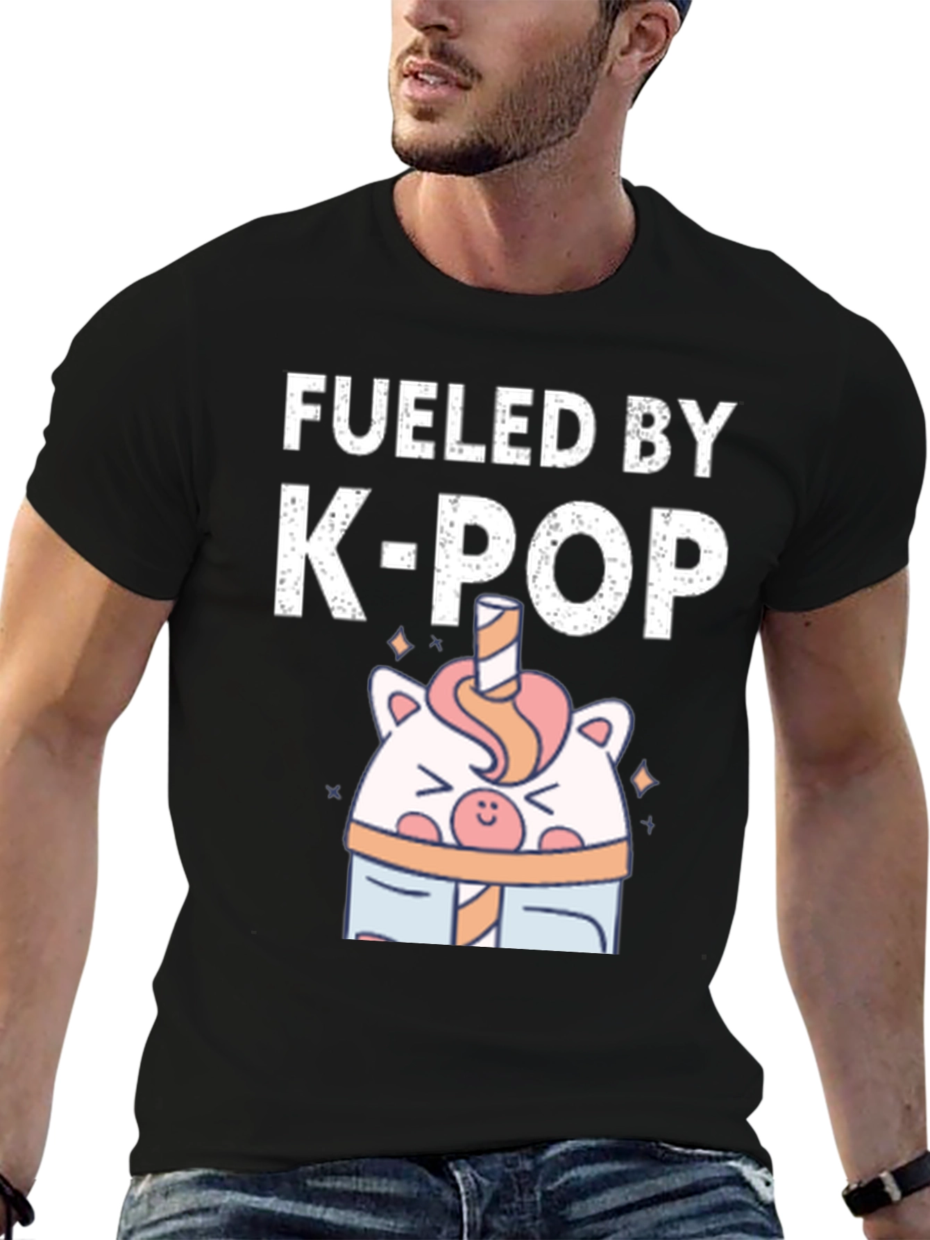 Fueled by K-Pop T-Shirt - Cute Kawaii Style
