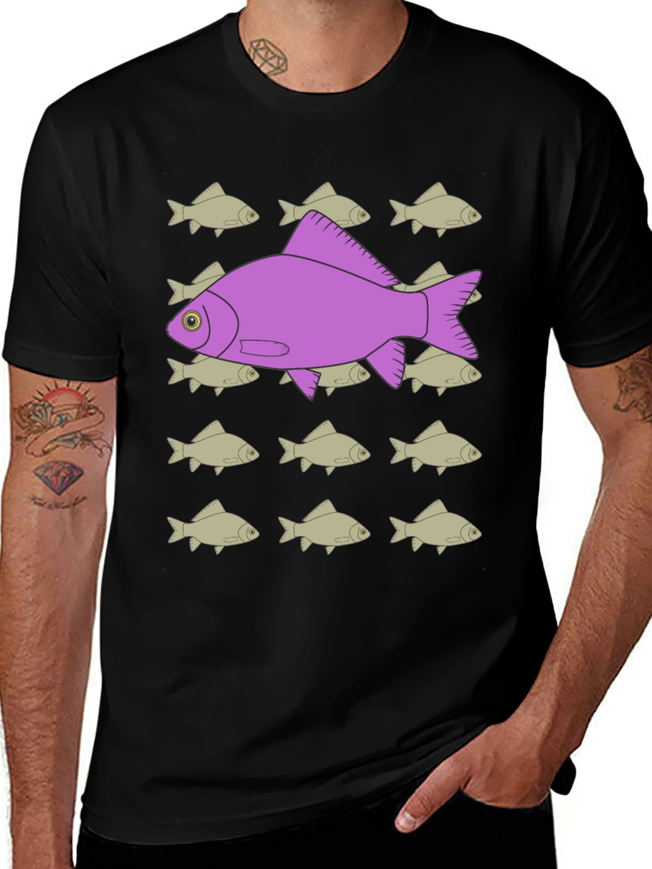 Be Different Black T-Shirt