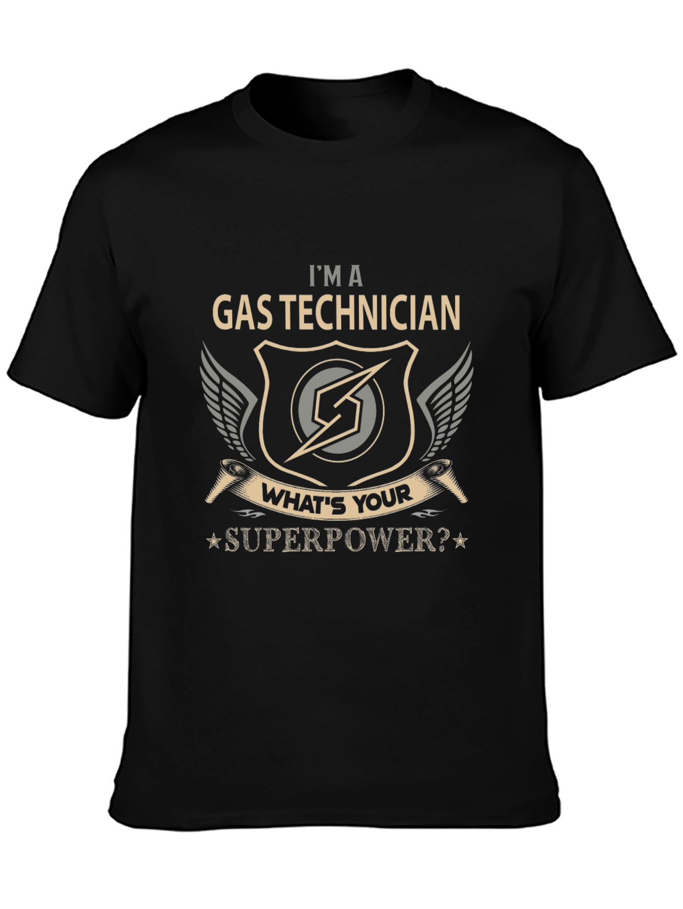 Gas Technician Superpower T-Shirt