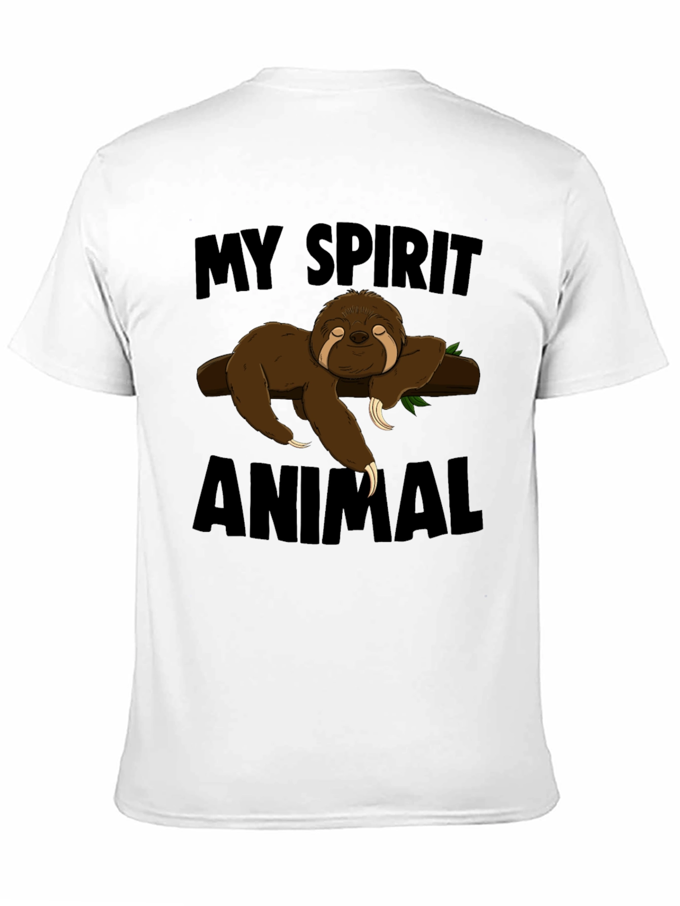 My Spirit Animal Sloth T-Shirt Funny Graphic Tee
