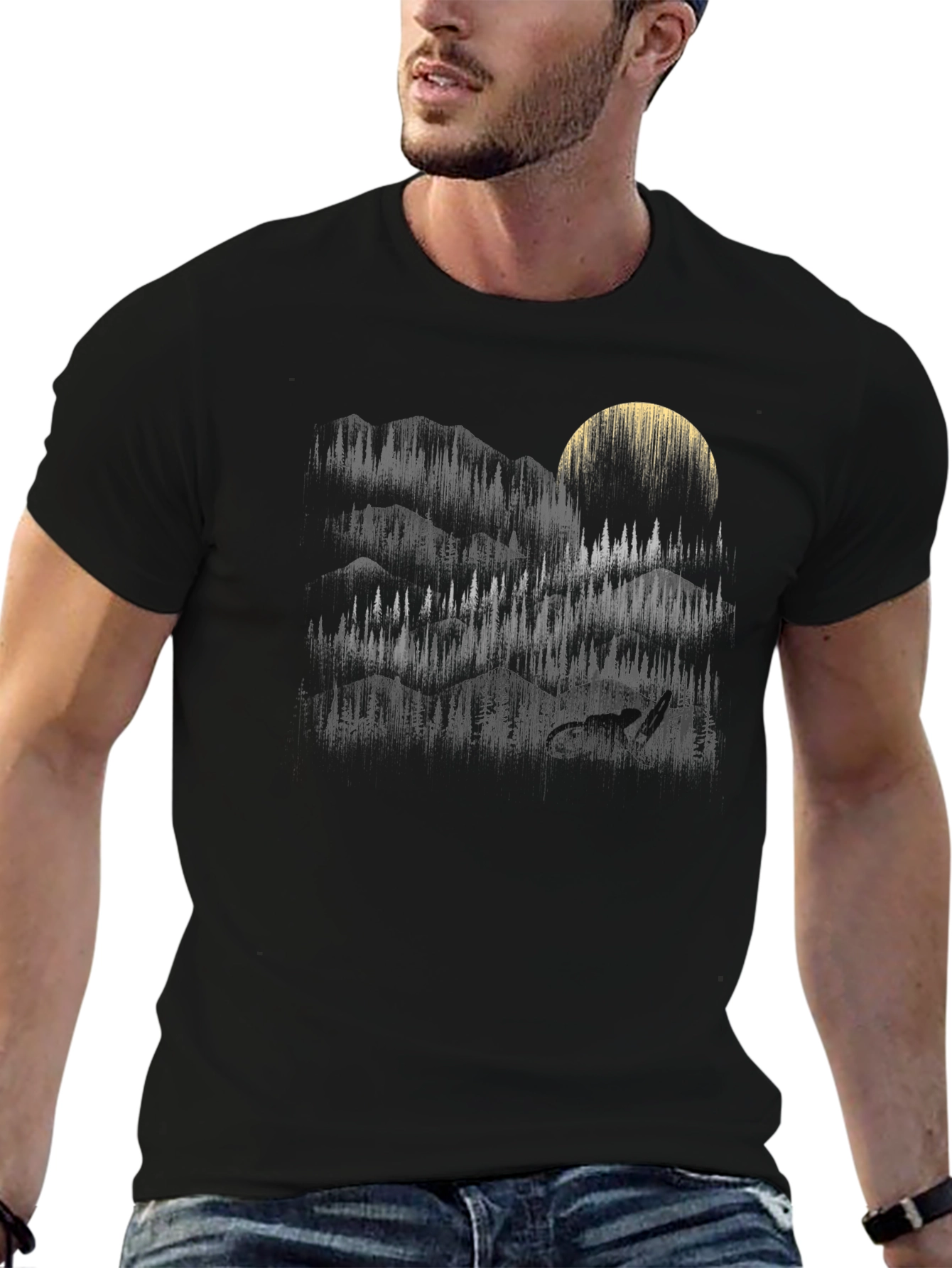 Mystic Forest Moon Graphic Tee