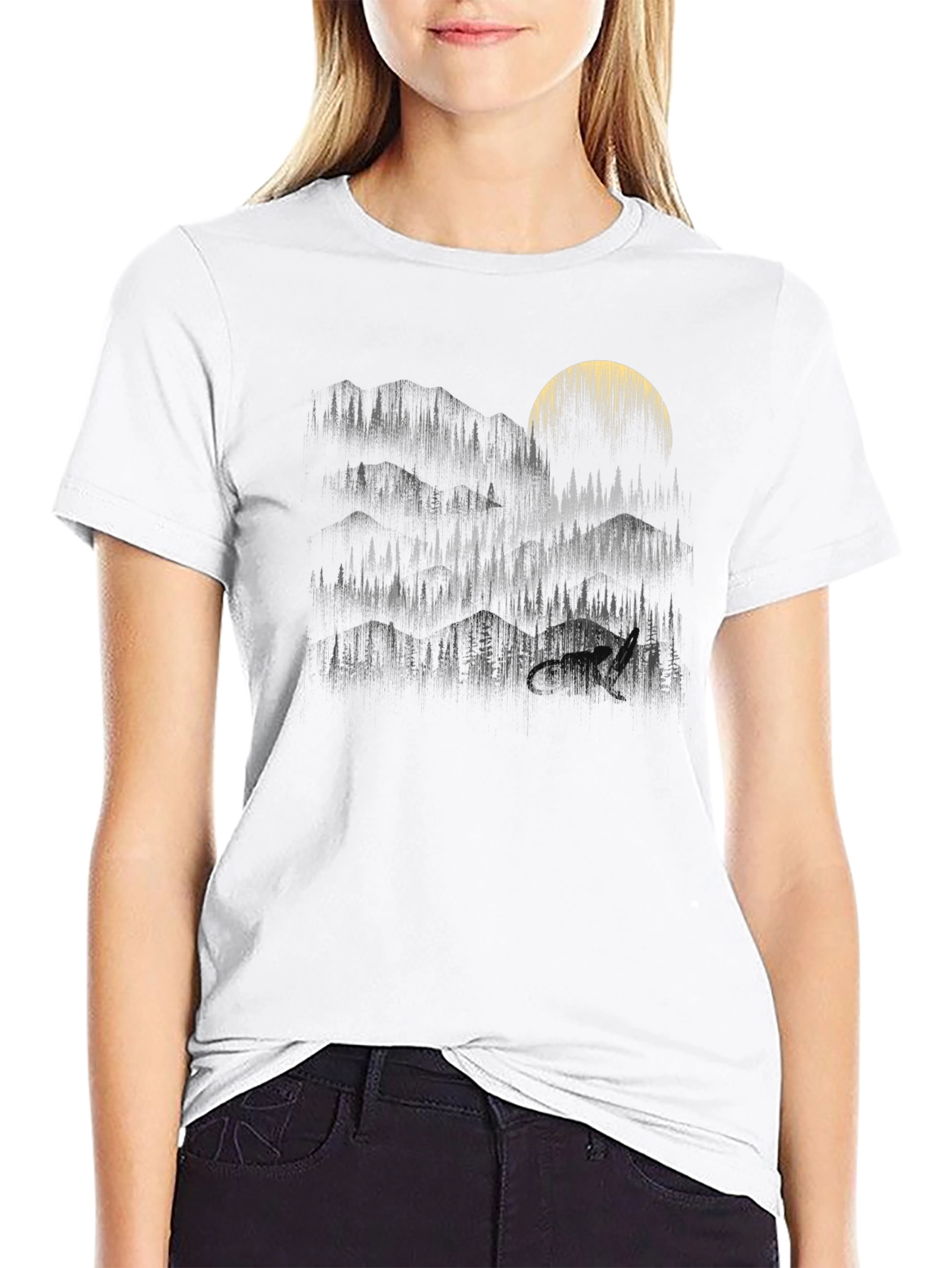 Mystic Forest Moon Graphic Tee