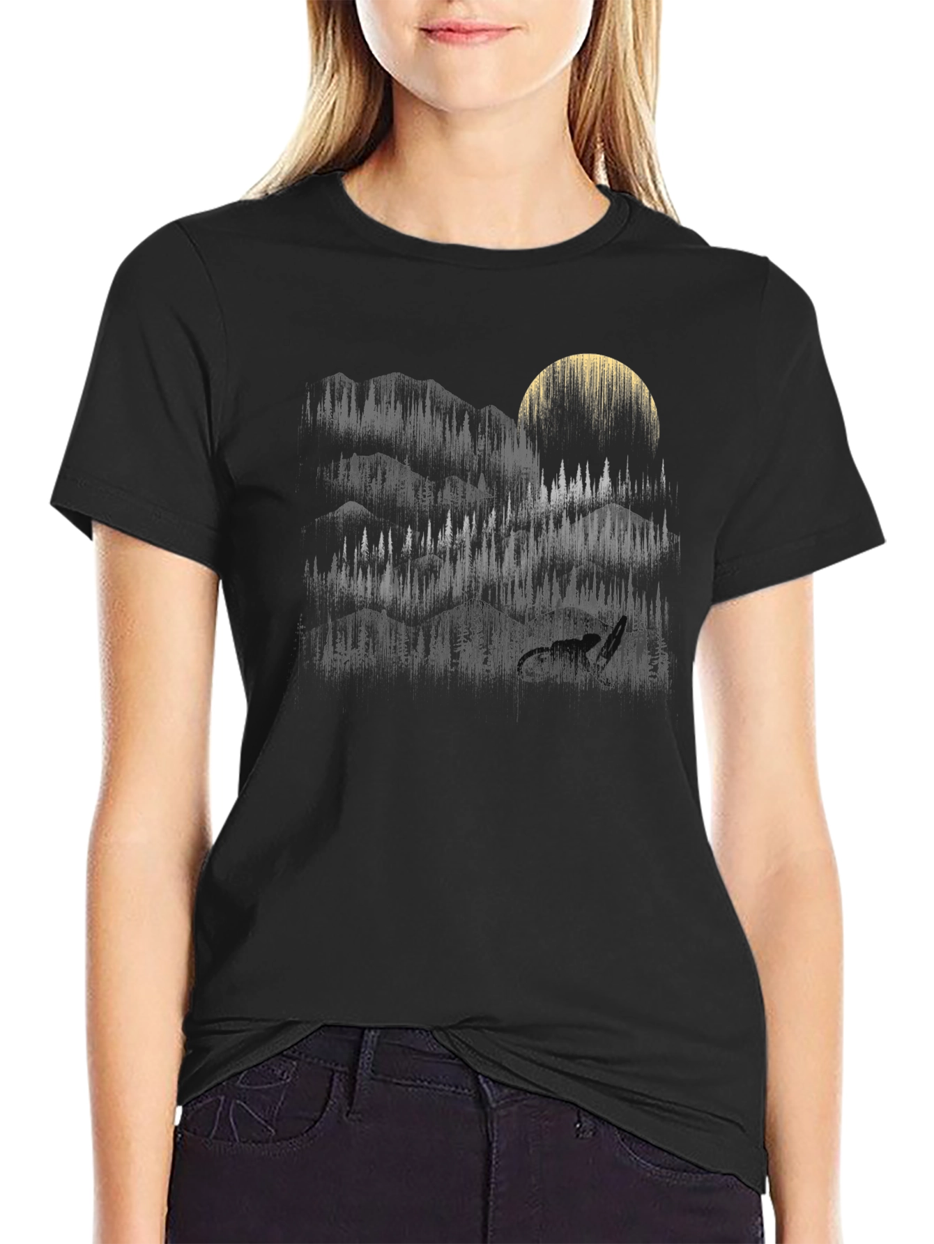 Mystic Forest Moon Graphic Tee