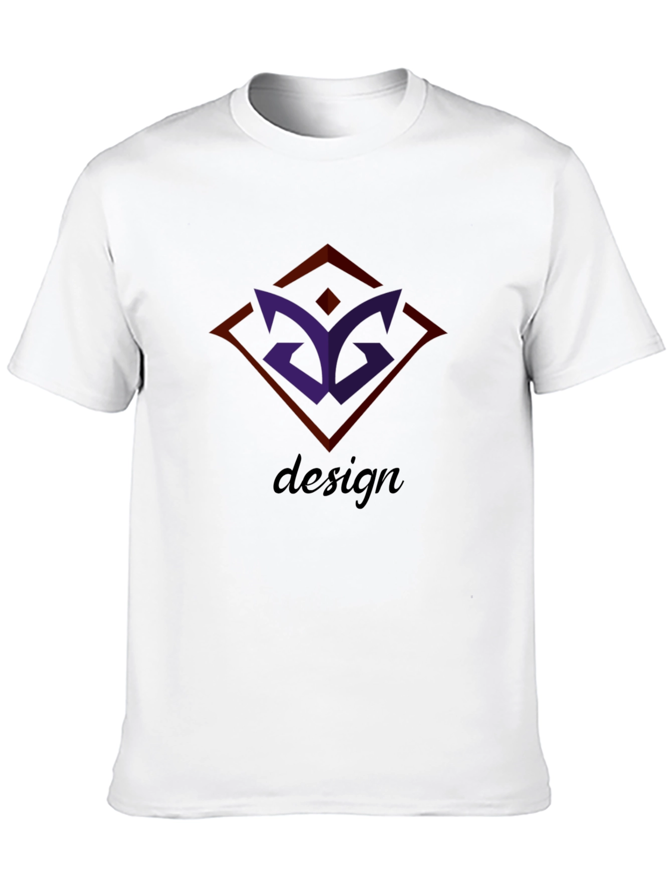Mens Black Graphic Tee - Modern Design