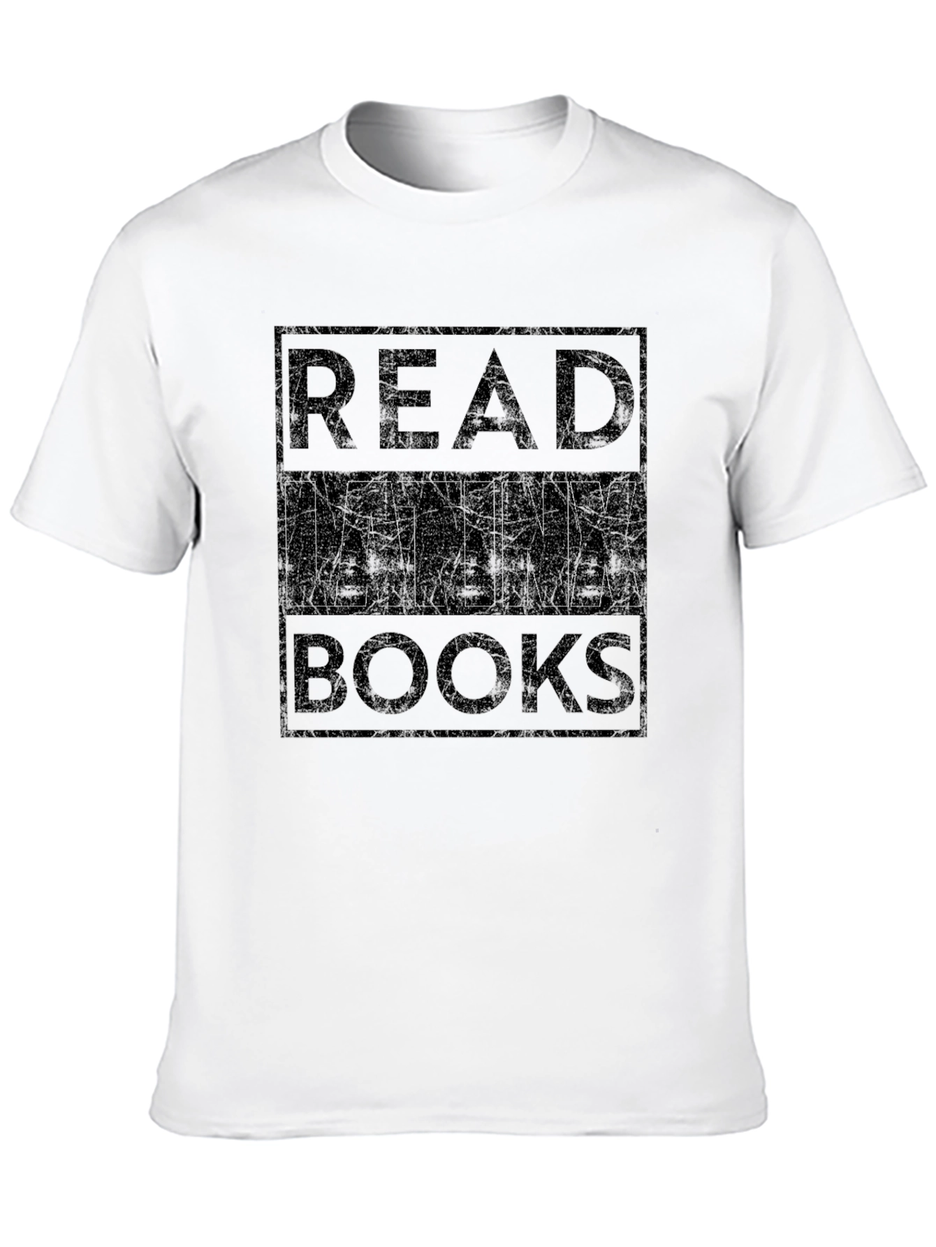 Read Latinx Books T-Shirt - Black Crew Neck Tee