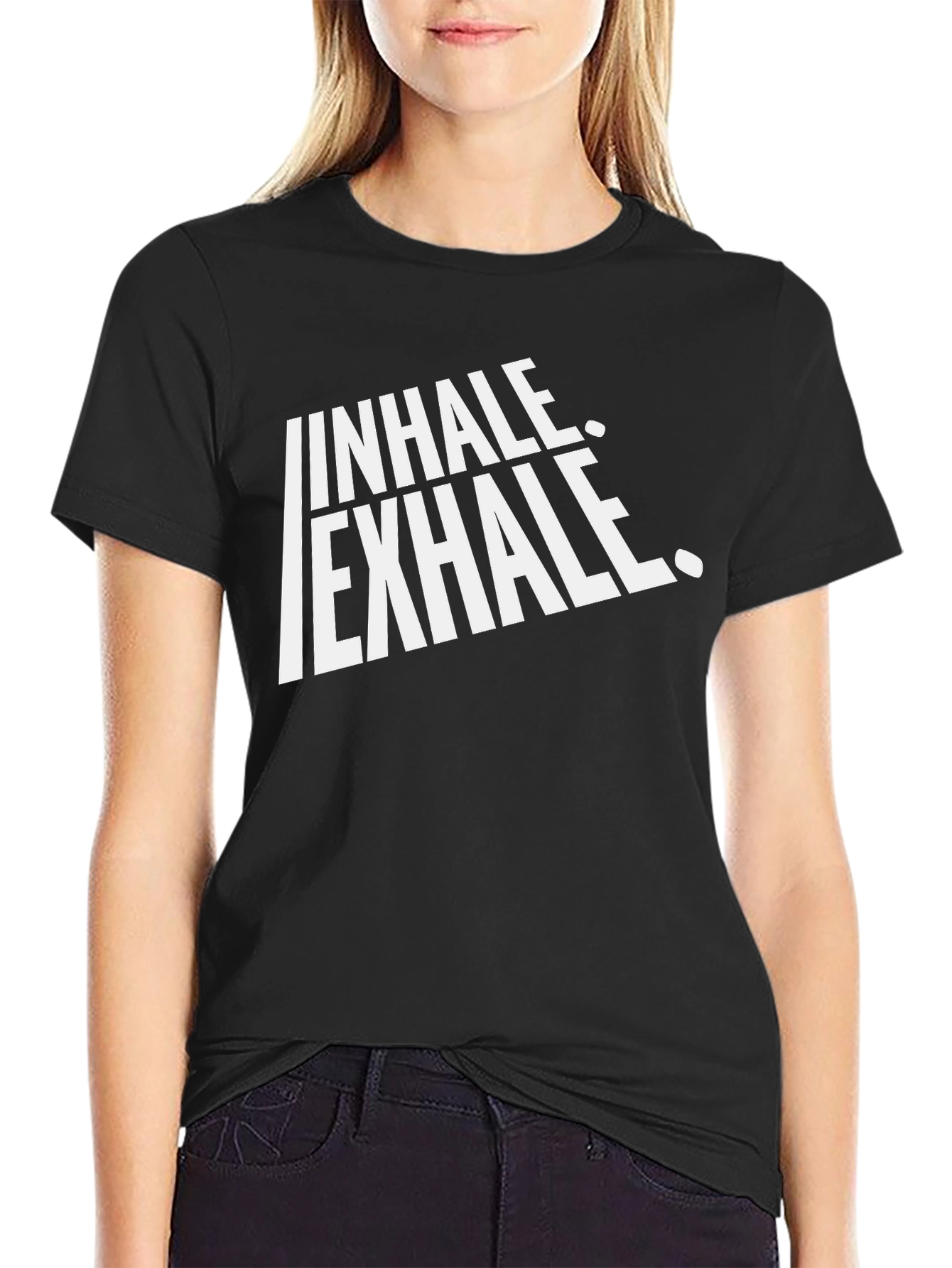 Inhale Exhale Graphic Tee - Breathe Easy T-Shirt
