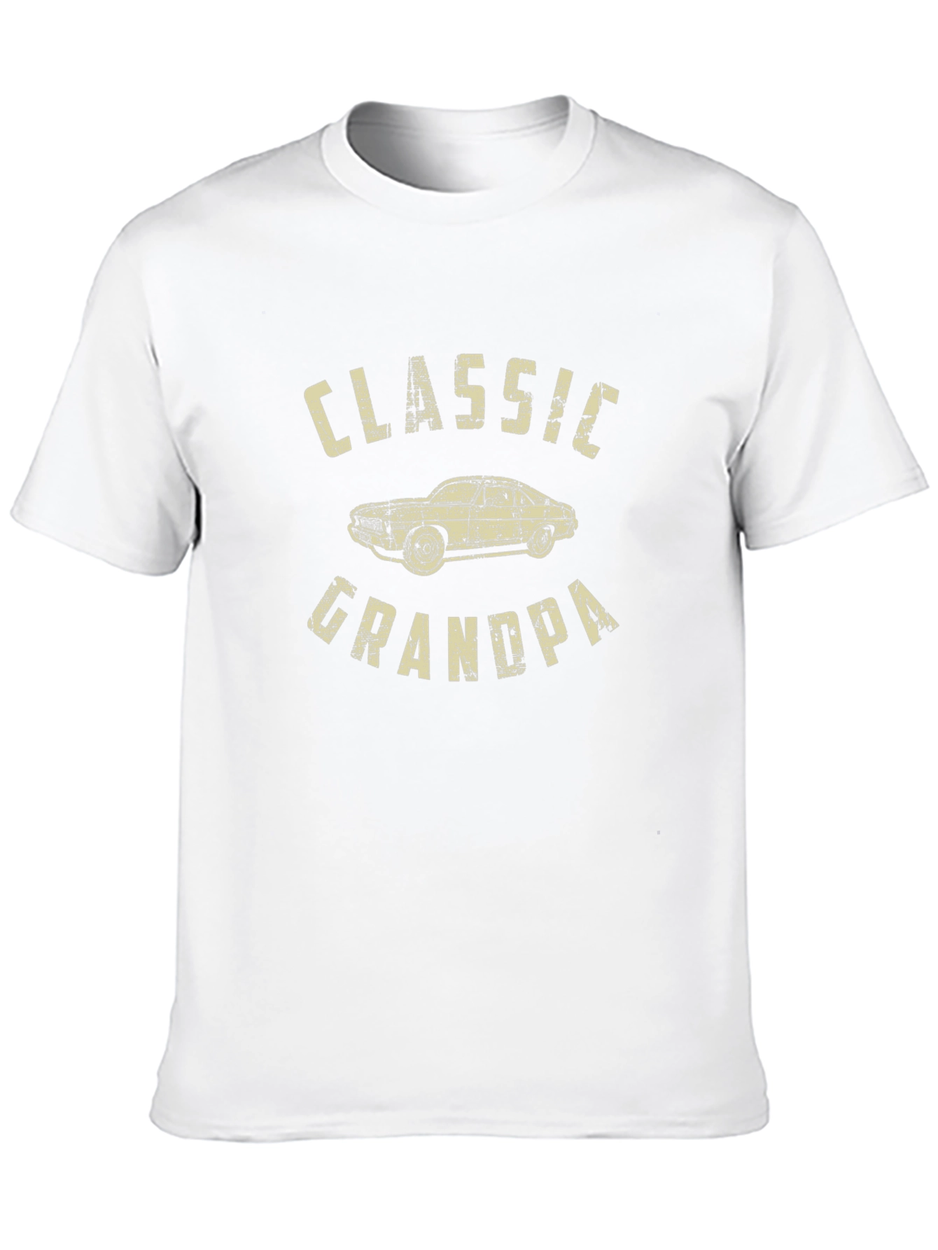 Classic Grandpa Car Graphic T-Shirt