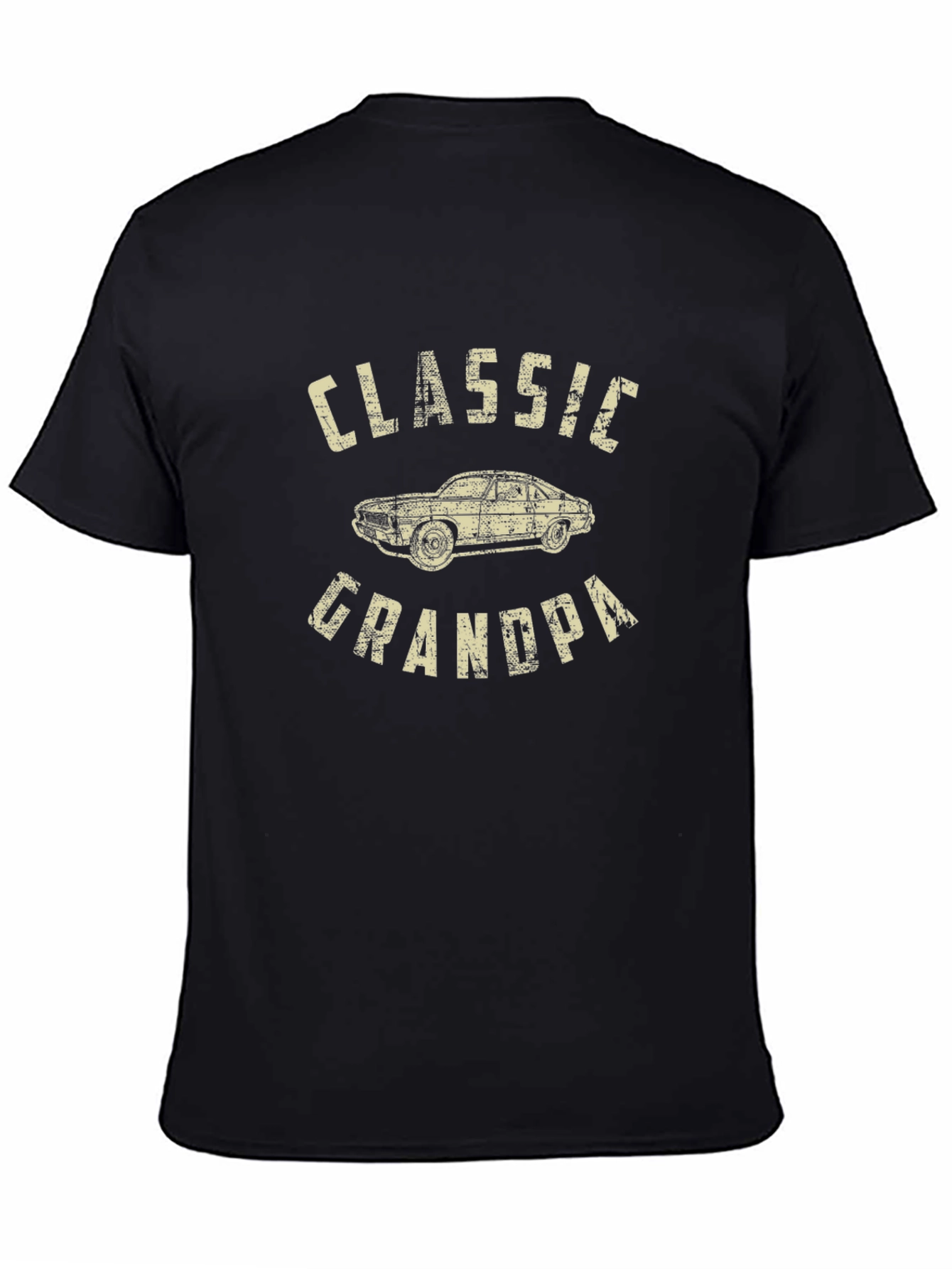 Classic Grandpa Car Graphic T-Shirt