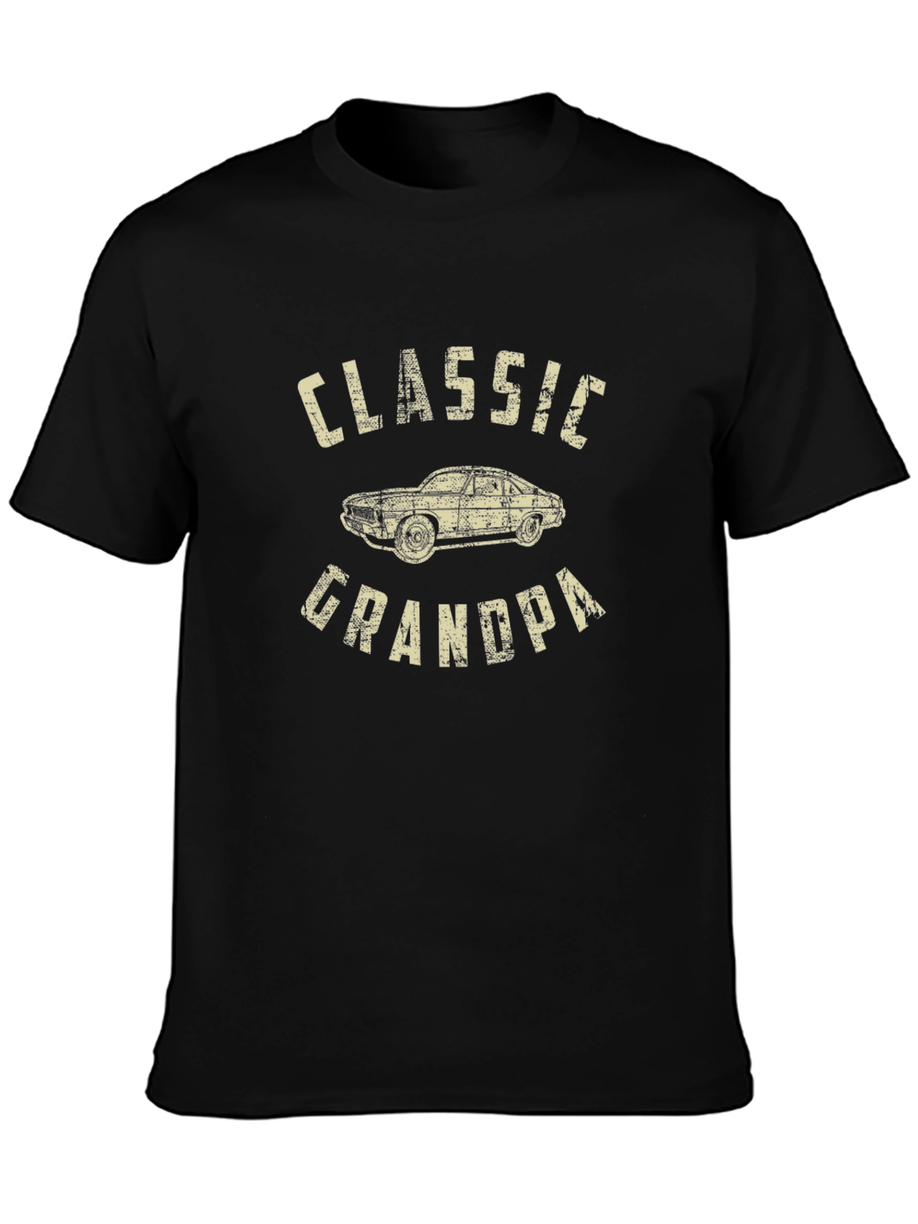 Classic Grandpa Car Graphic T-Shirt