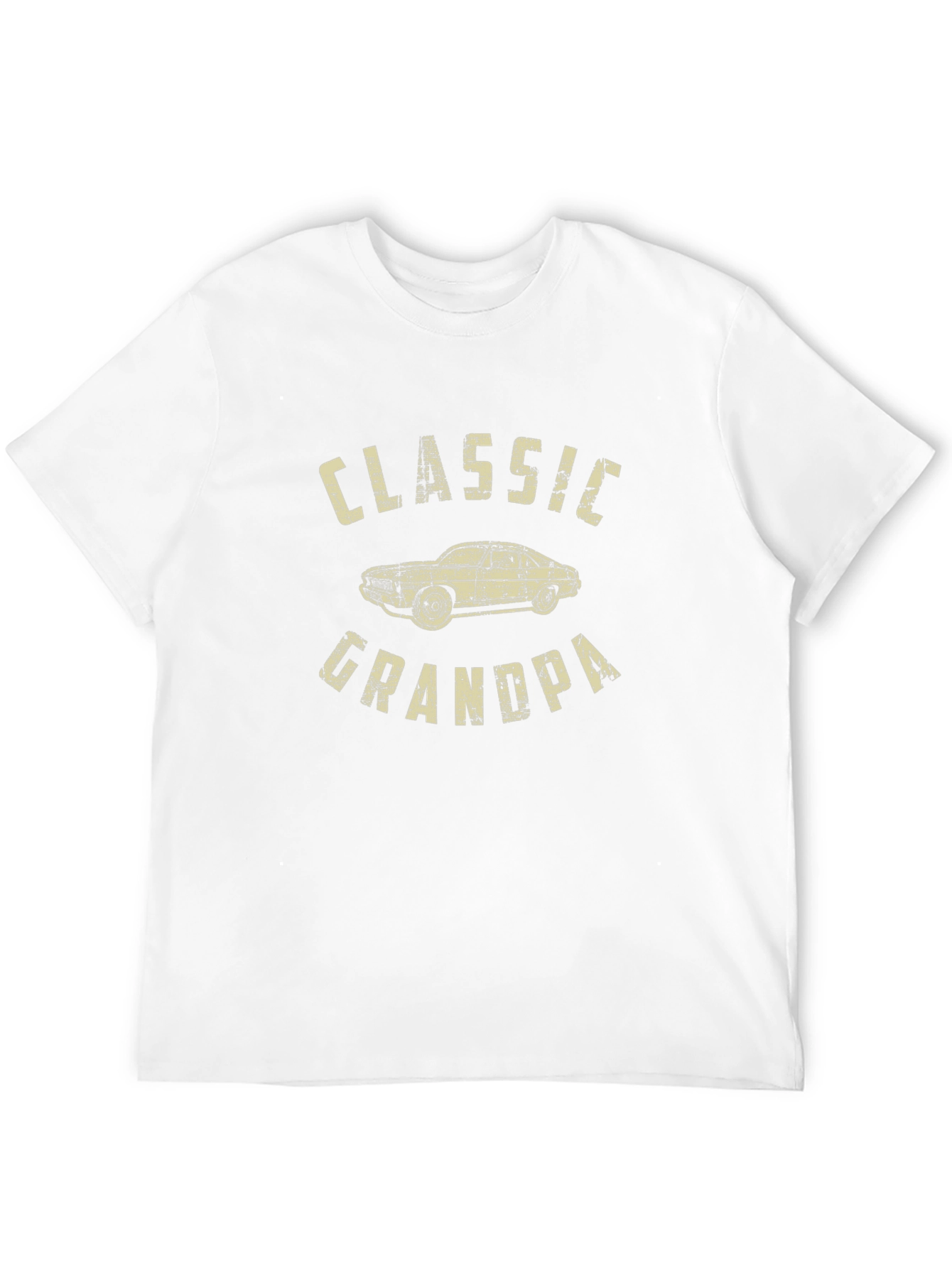 Classic Grandpa Car Graphic T-Shirt