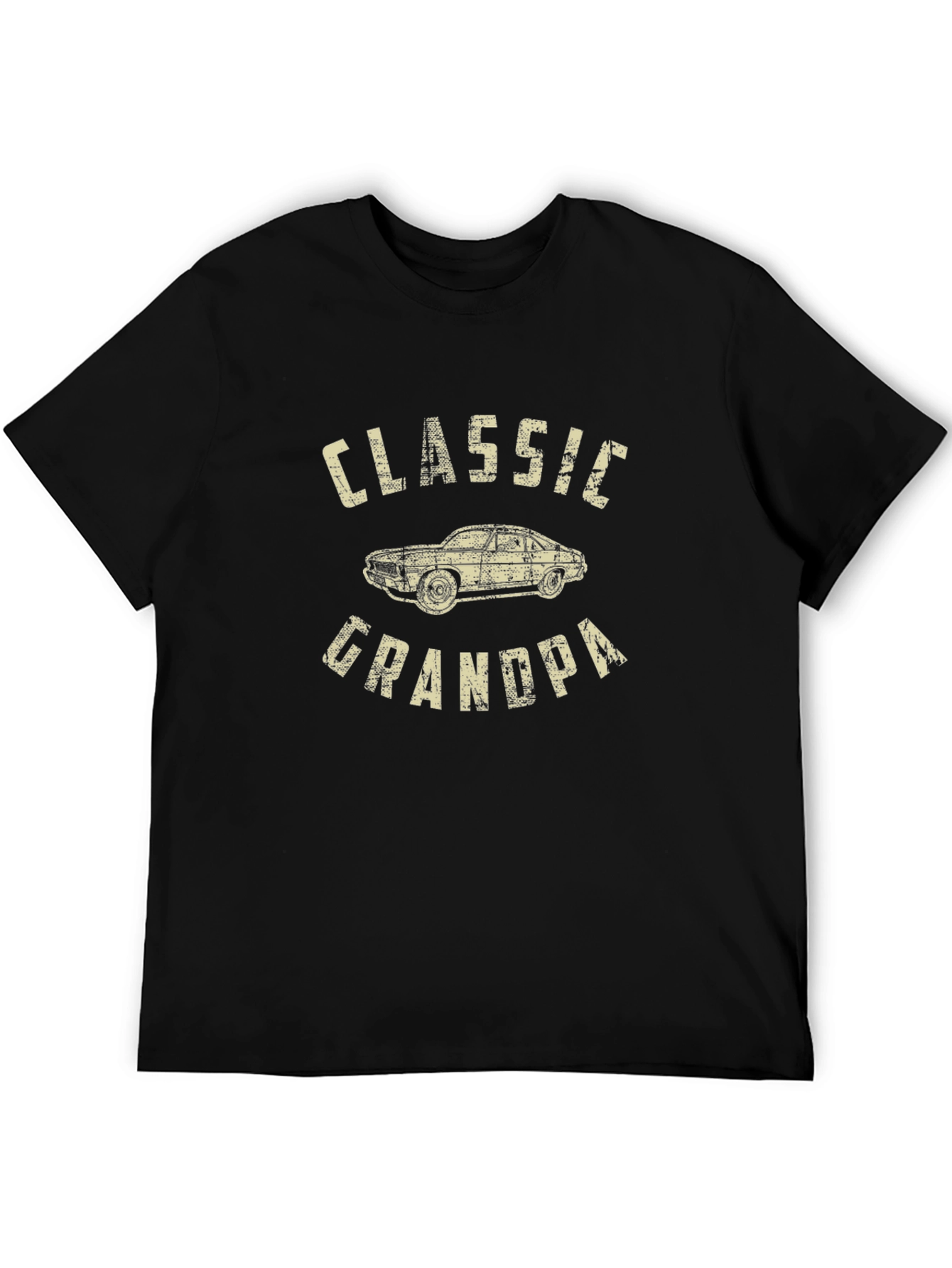 Classic Grandpa Car Graphic T-Shirt