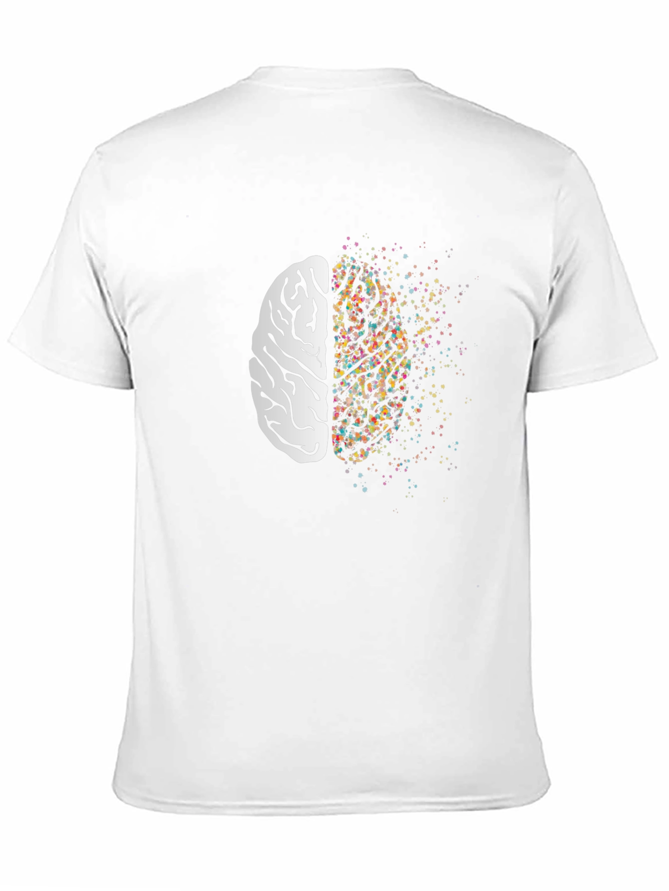 Creative Mind Graphic Tee - Brain Design
