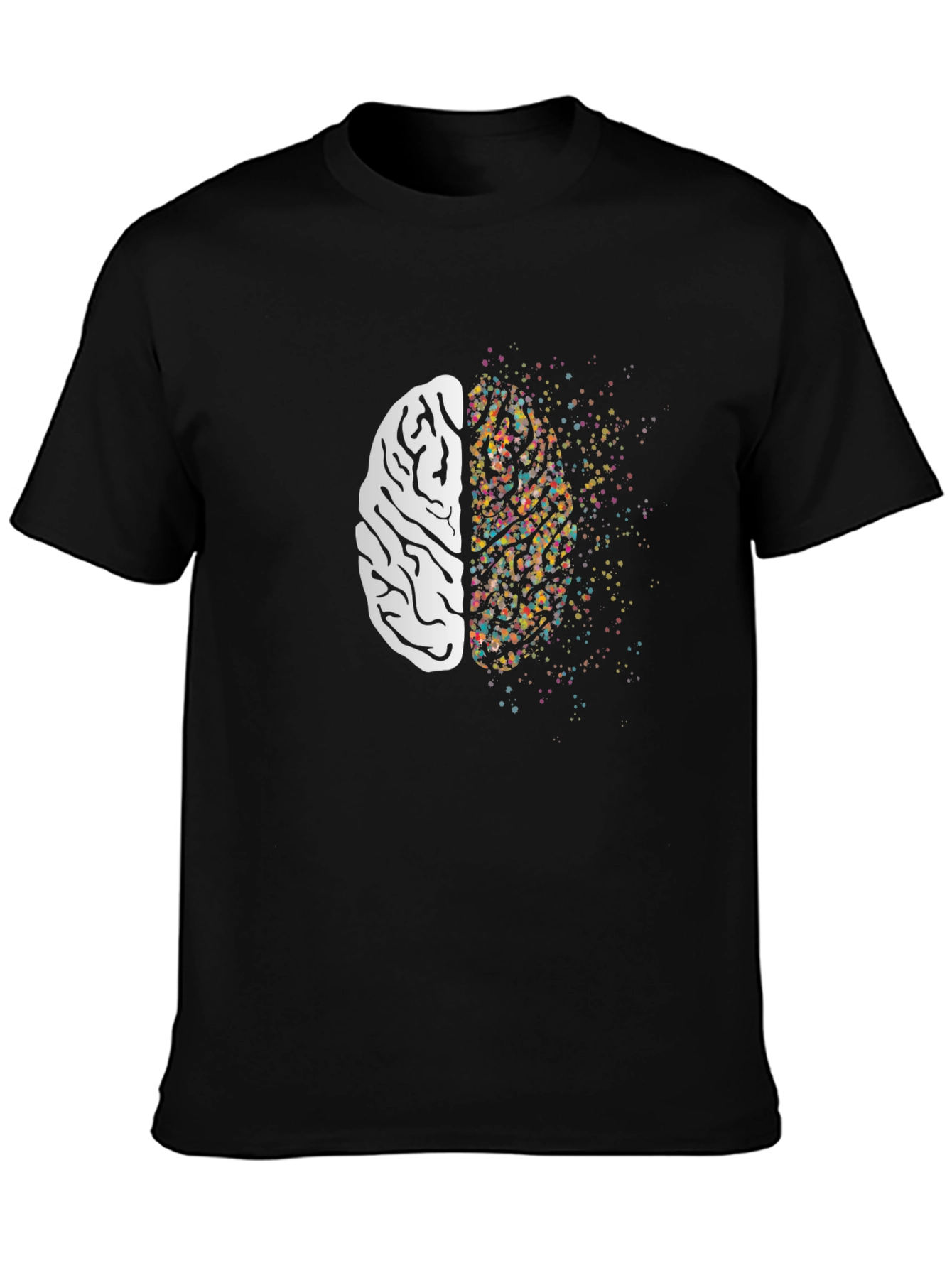 Creative Mind Graphic Tee - Brain Design