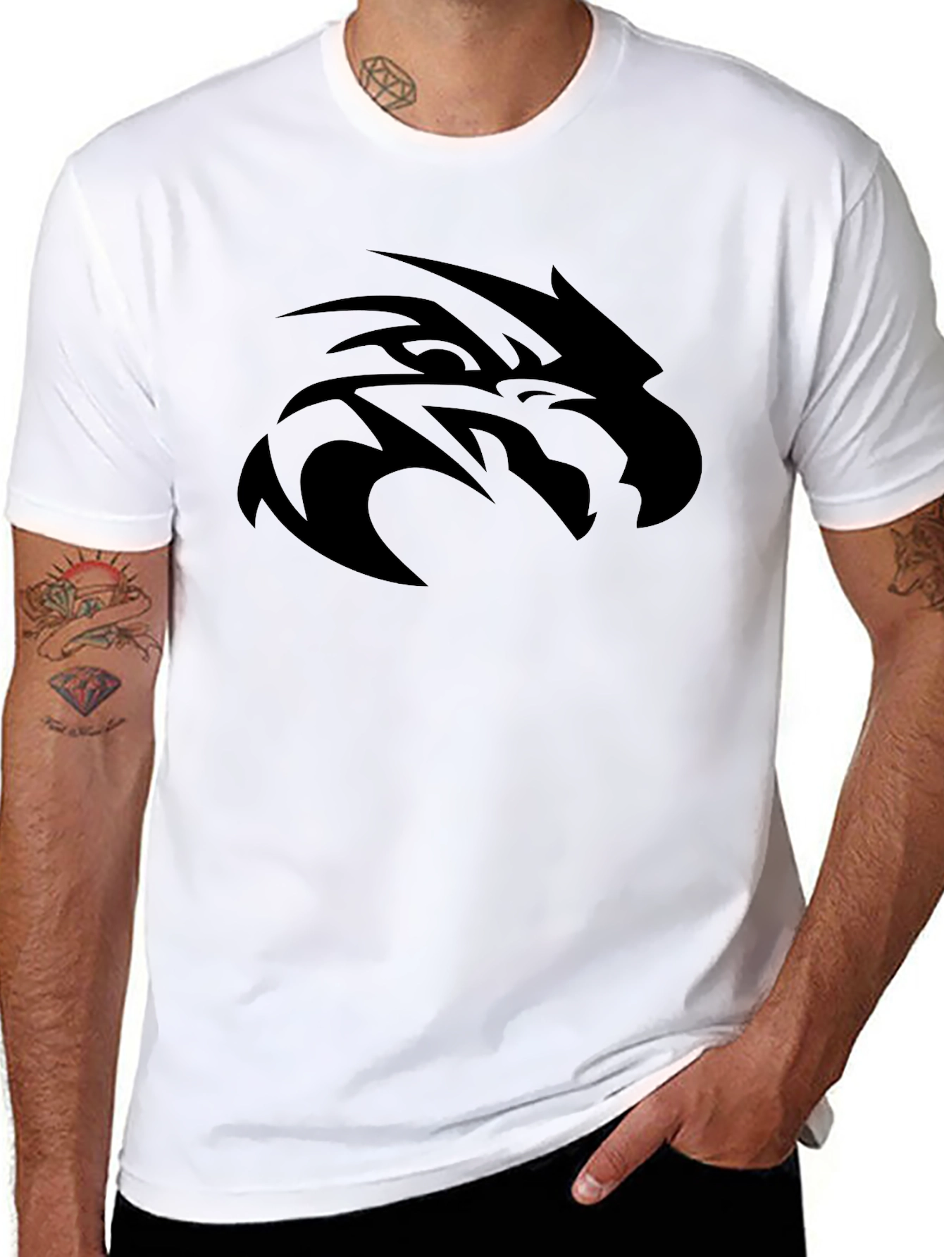 Black Eagle Graphic Tee - Mens