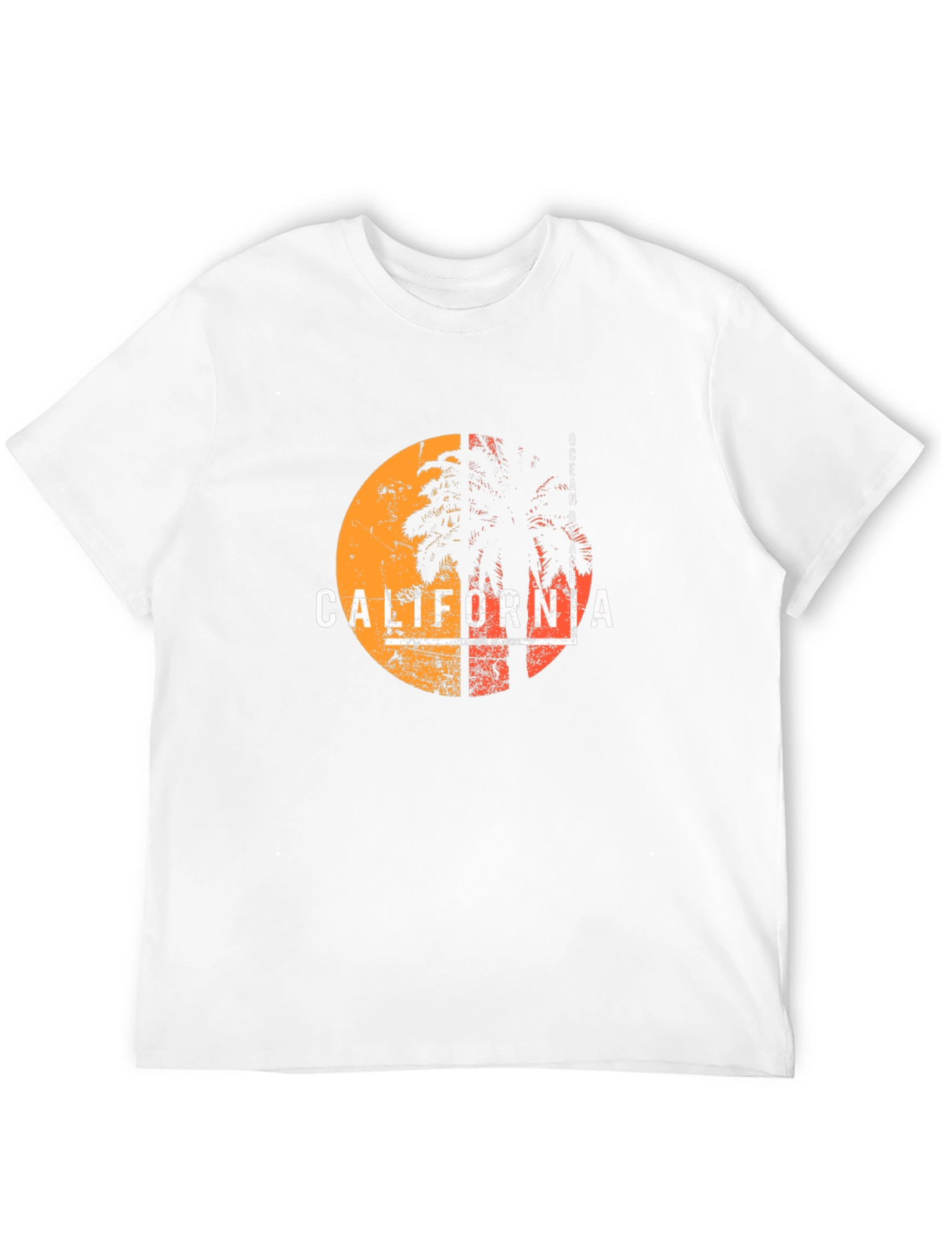 California Ocean Beach Graphic T-Shirt