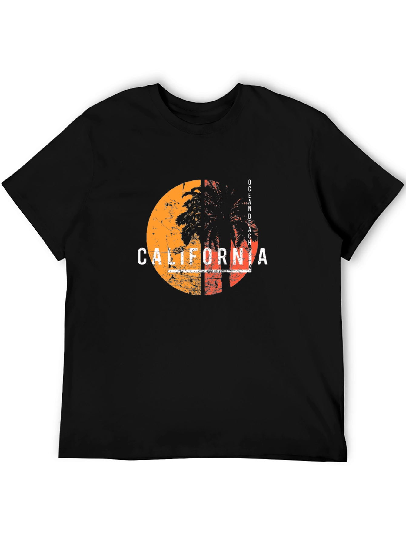 California Ocean Beach Graphic T-Shirt