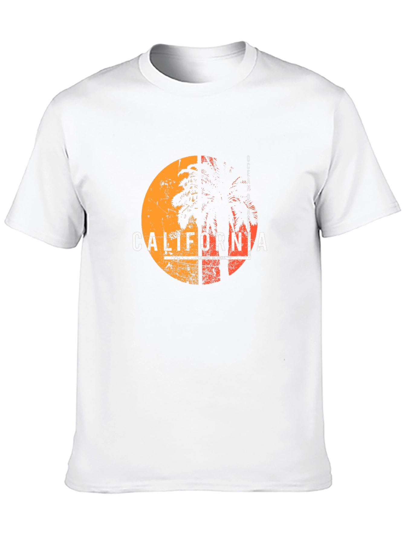 California Ocean Beach Graphic T-Shirt