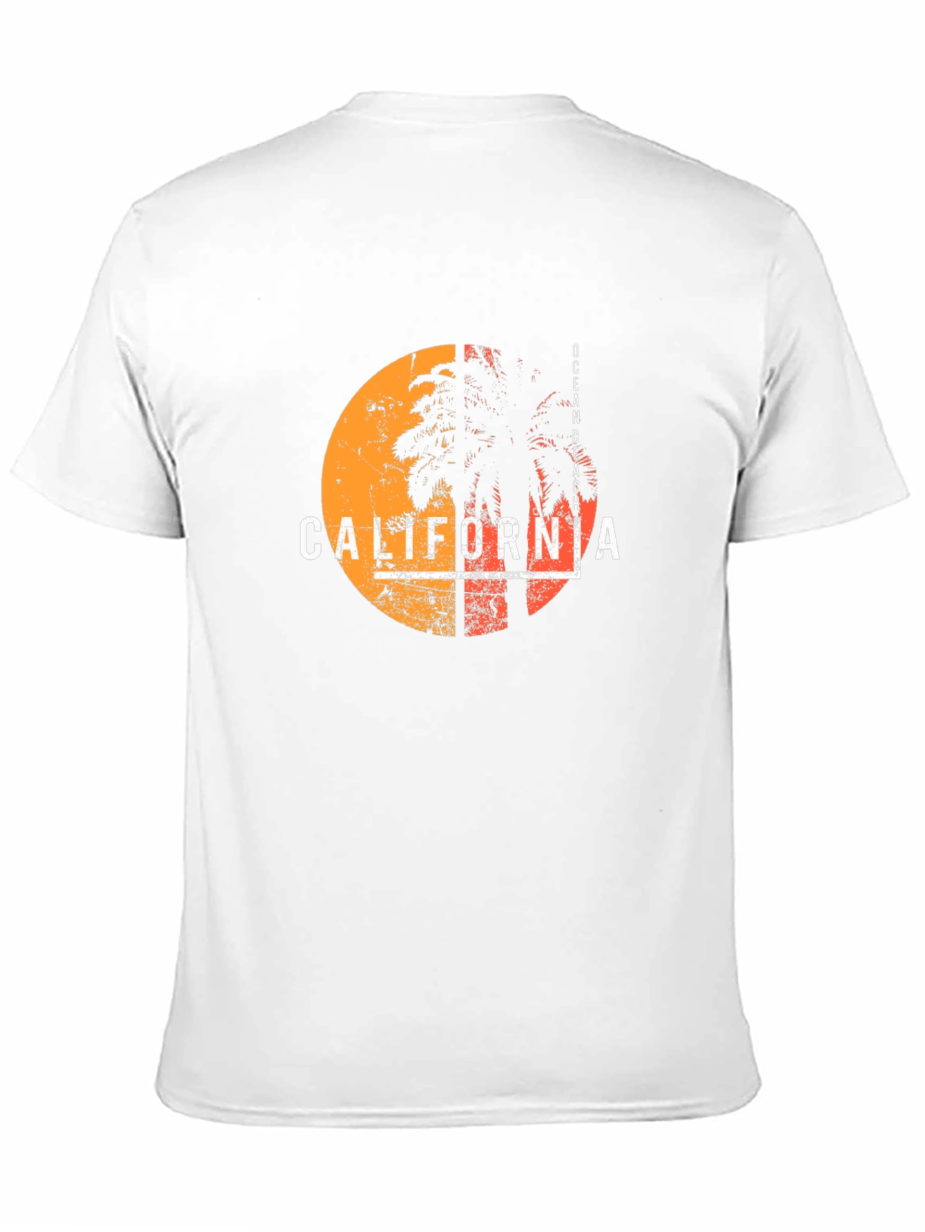 California Ocean Beach Graphic T-Shirt