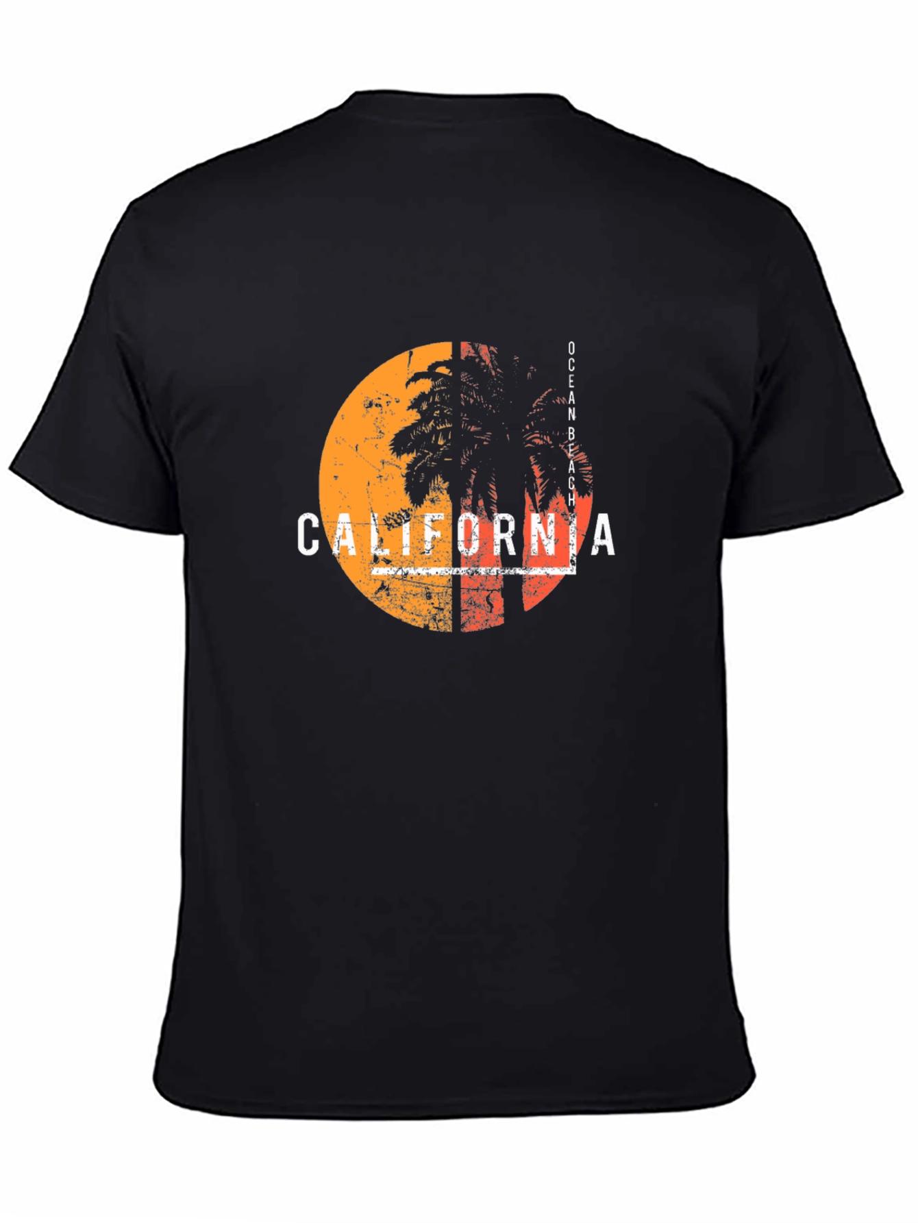 California Ocean Beach Graphic T-Shirt