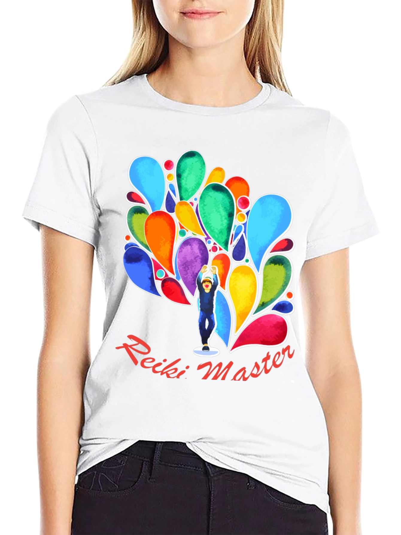 Reiki Master Black T-Shirt - Energy Healing Spiritual Tee